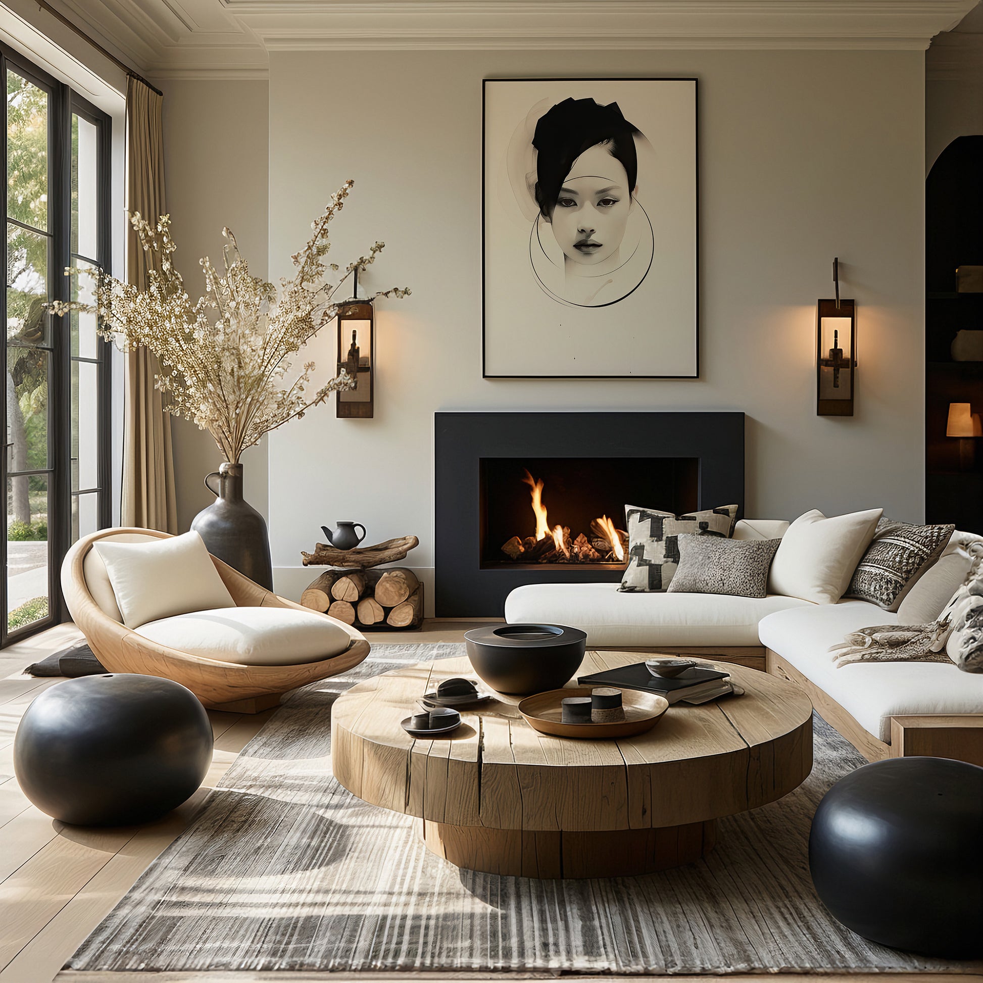 Design Concept No. 39 for Encircled Gaze Modern Poster Art