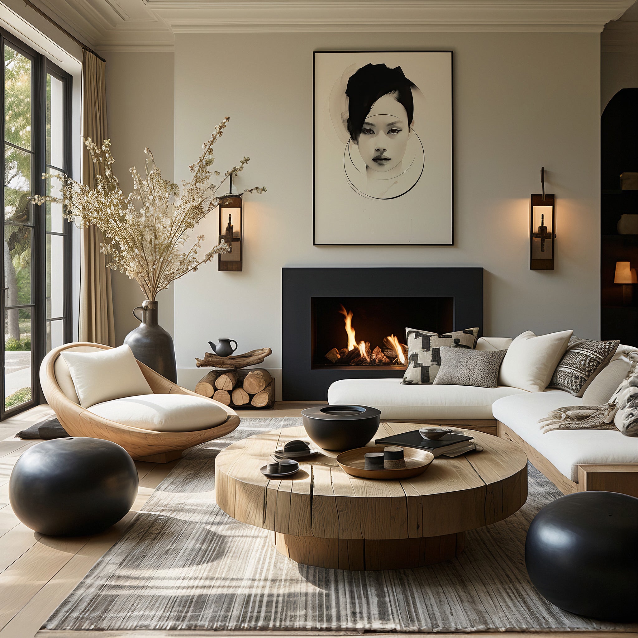 Design Concept No. 39 for Encircled Gaze Modern Poster Art