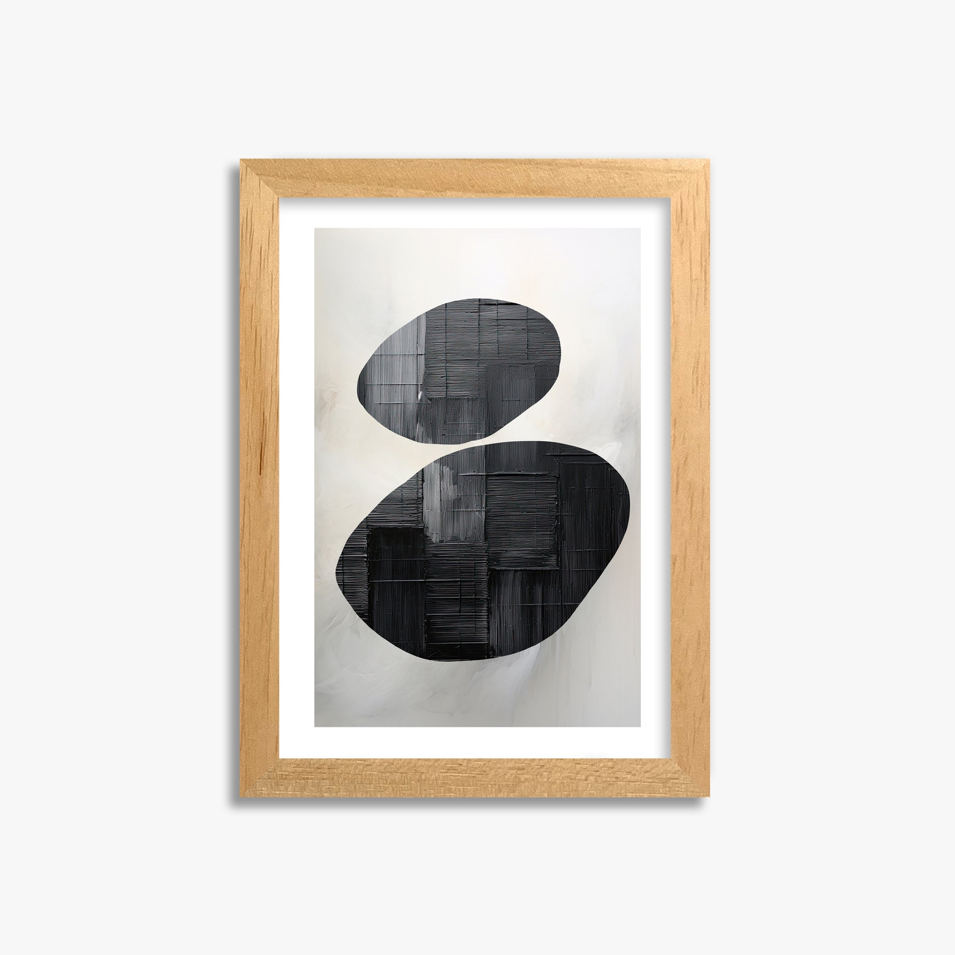 Balanced Echoes, 21x30cm Oak Framed Art Reproduction