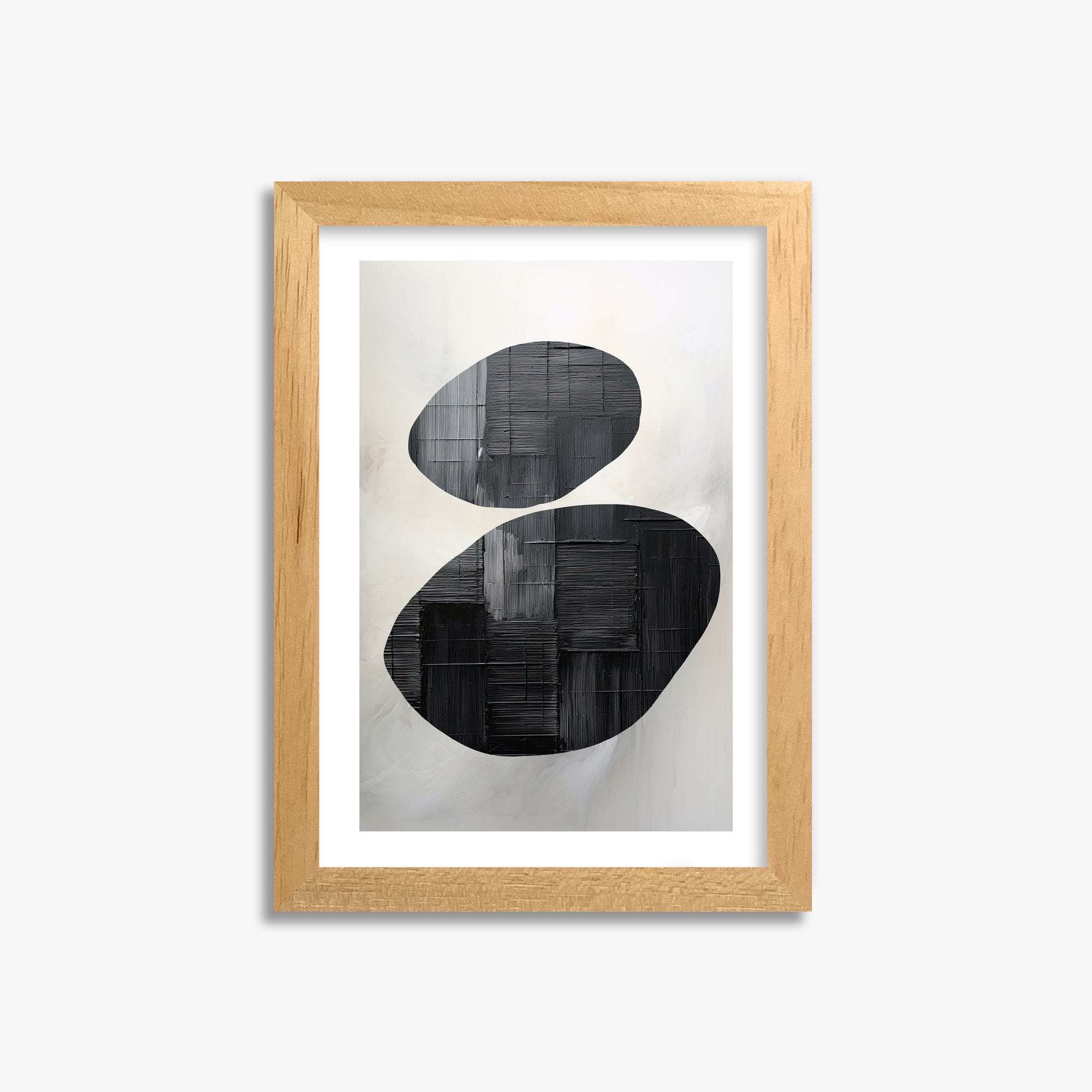 Balanced Echoes, 21x30cm Oak Framed Art Reproduction
