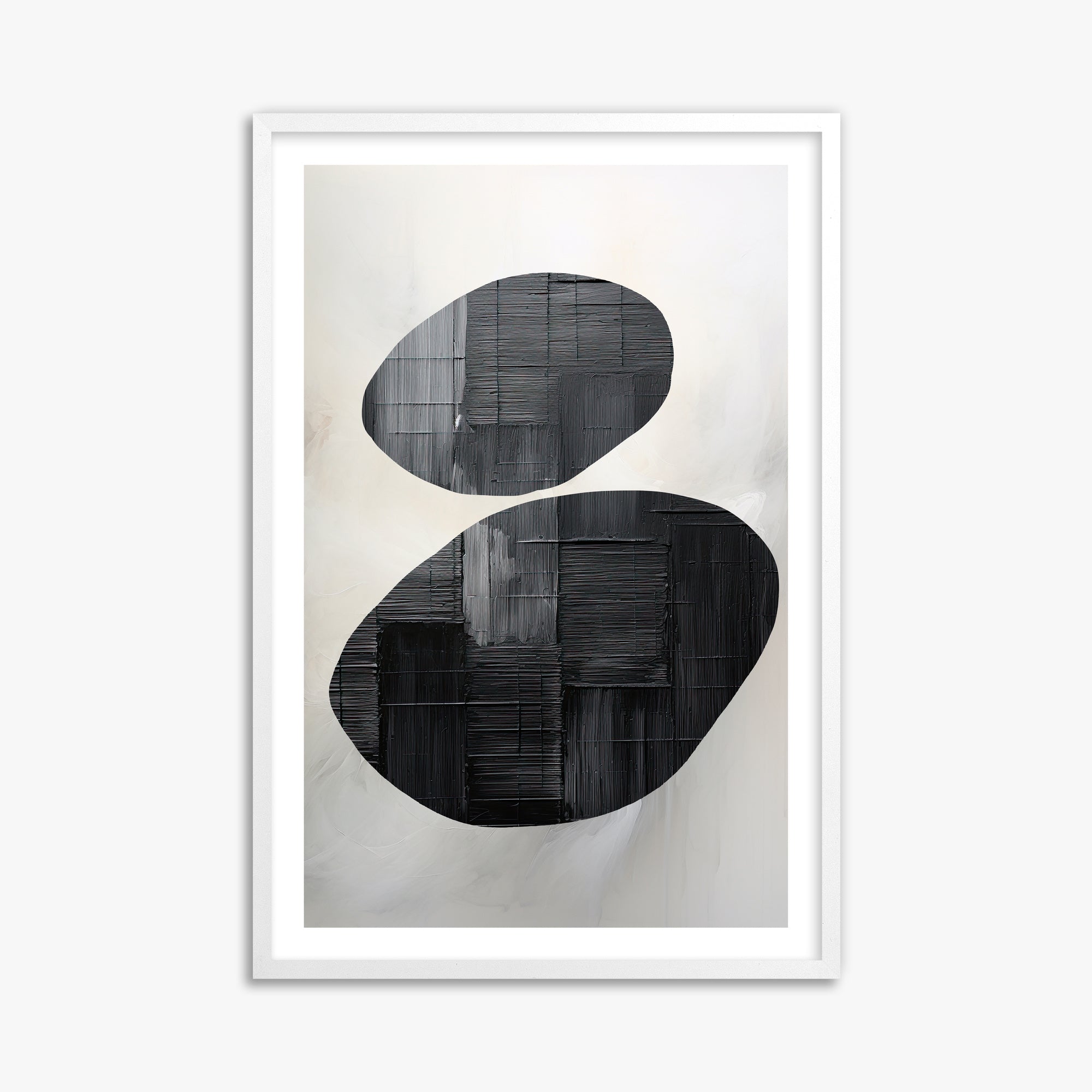 Balanced Echoes, 61x91cm Whitek Framed Art Reproduction