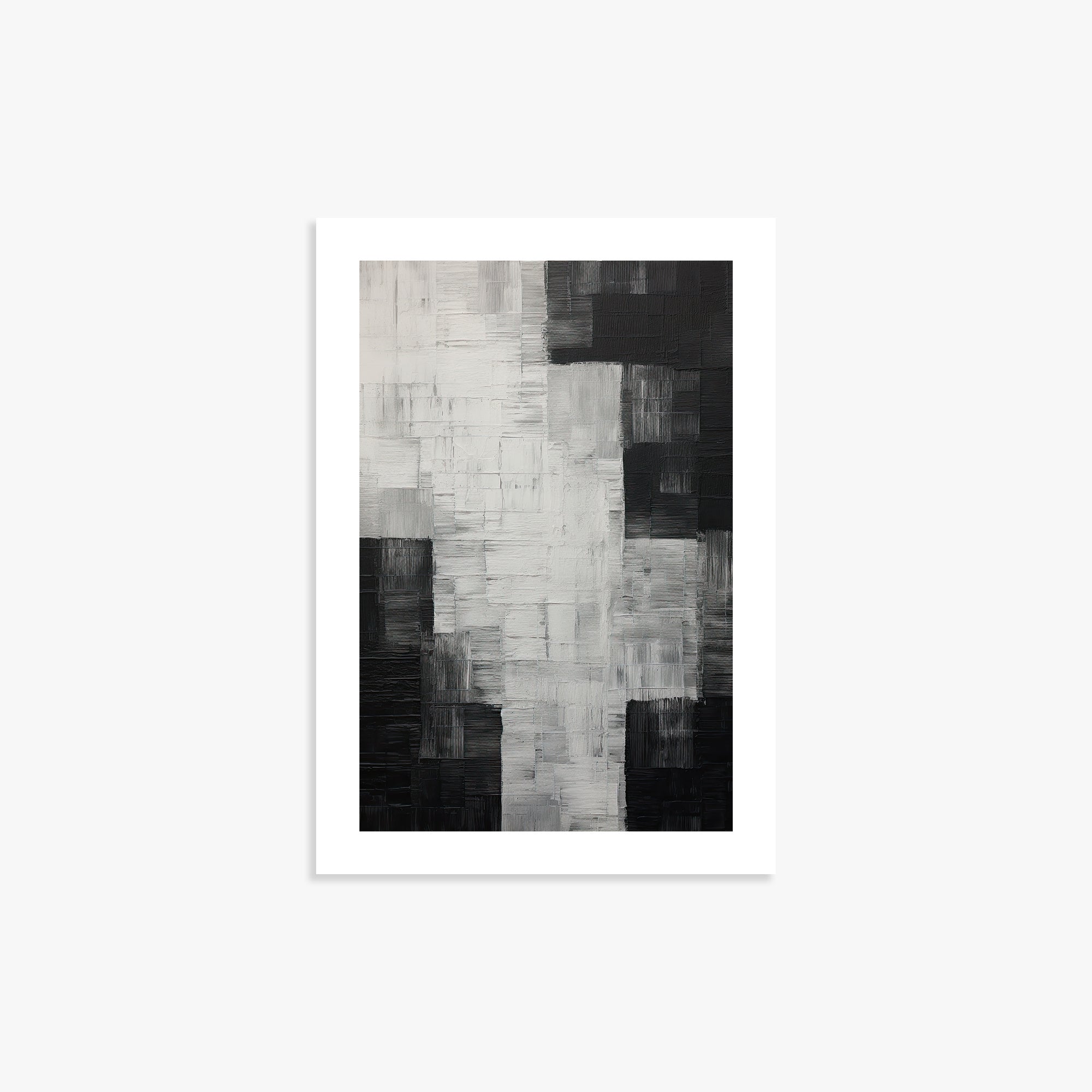 Monochrome Matrix, 21x30cm Printed Poster