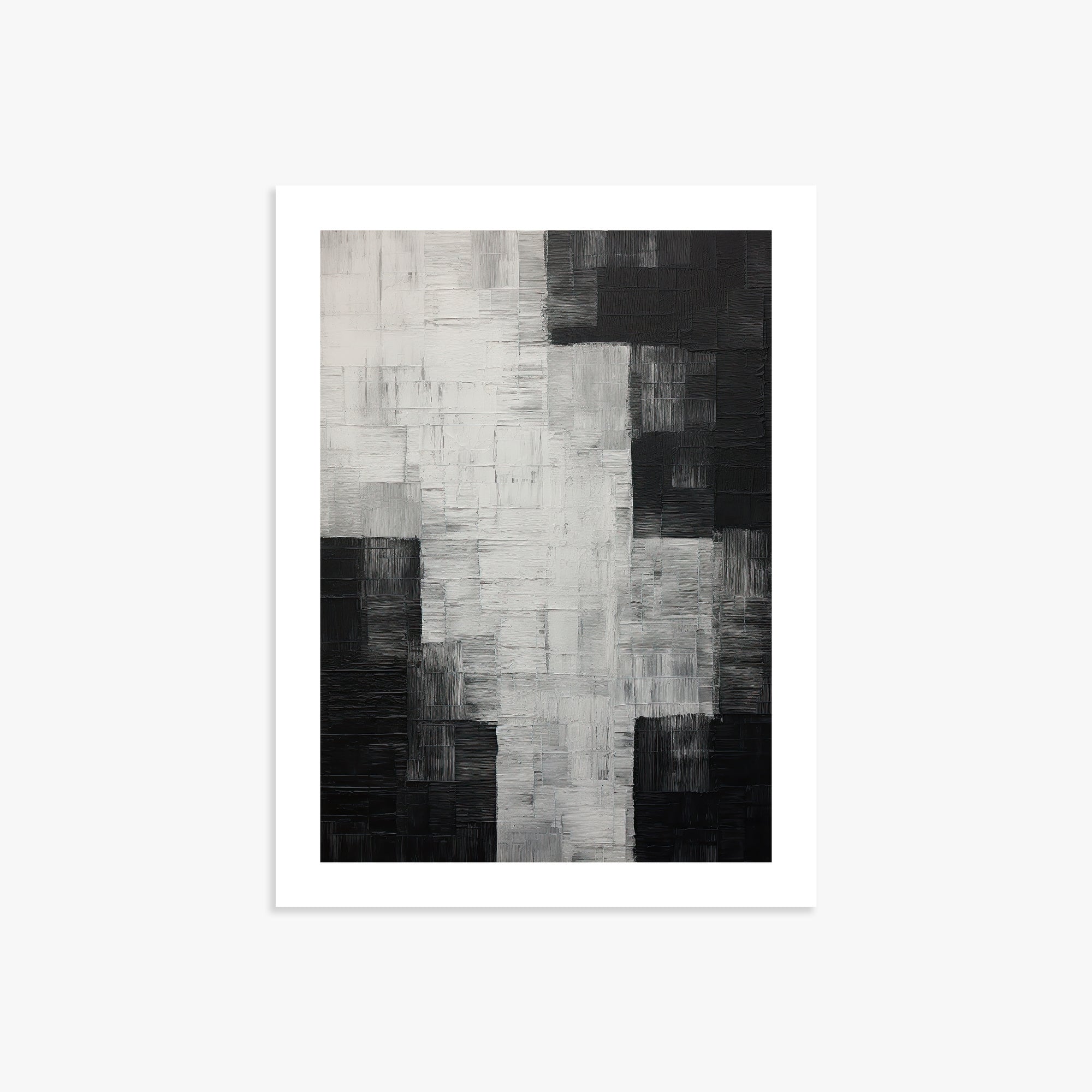 Monochrome Matrix, 30x40cm Printed Poster