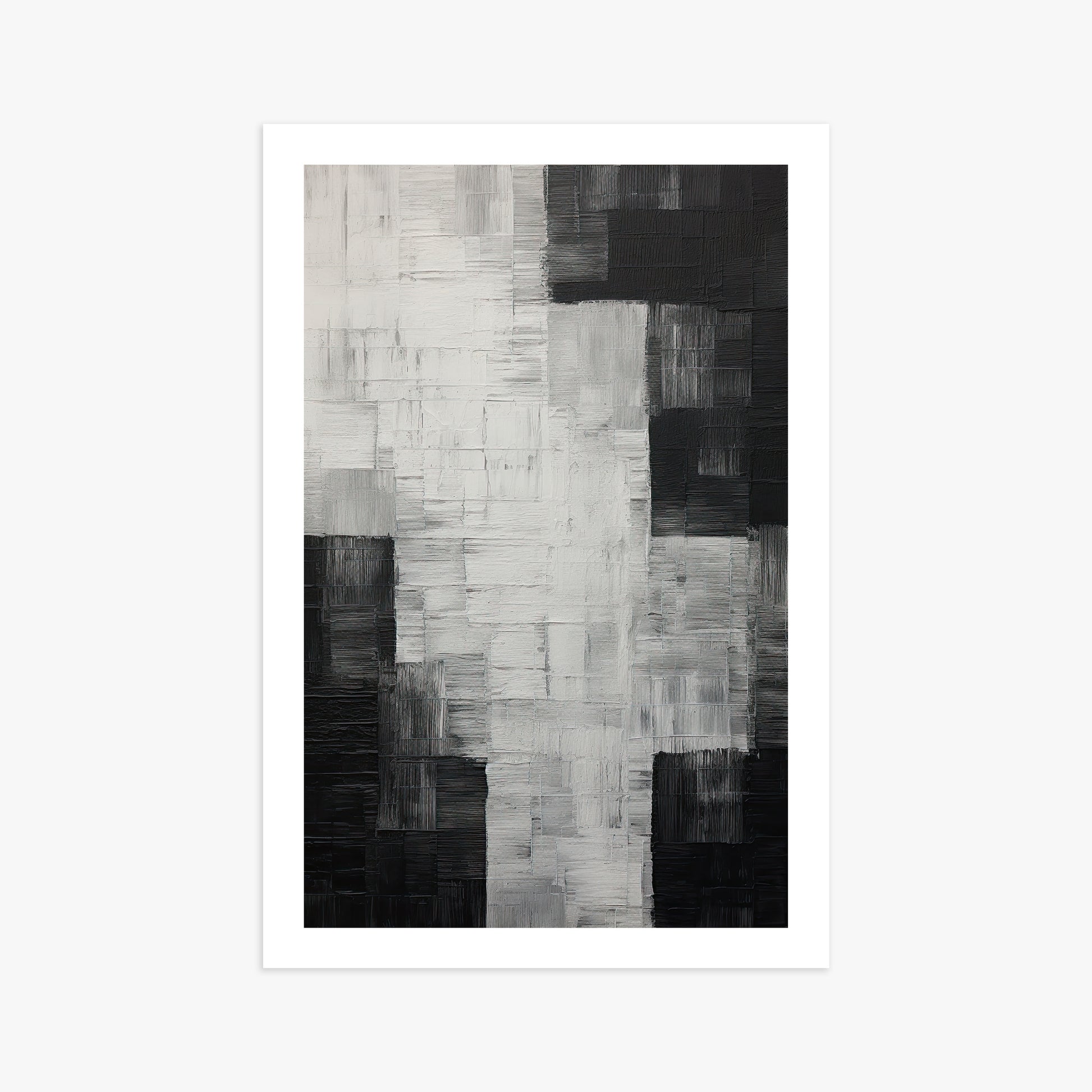 Monochrome Matrix, 61x91cm Printed Poster