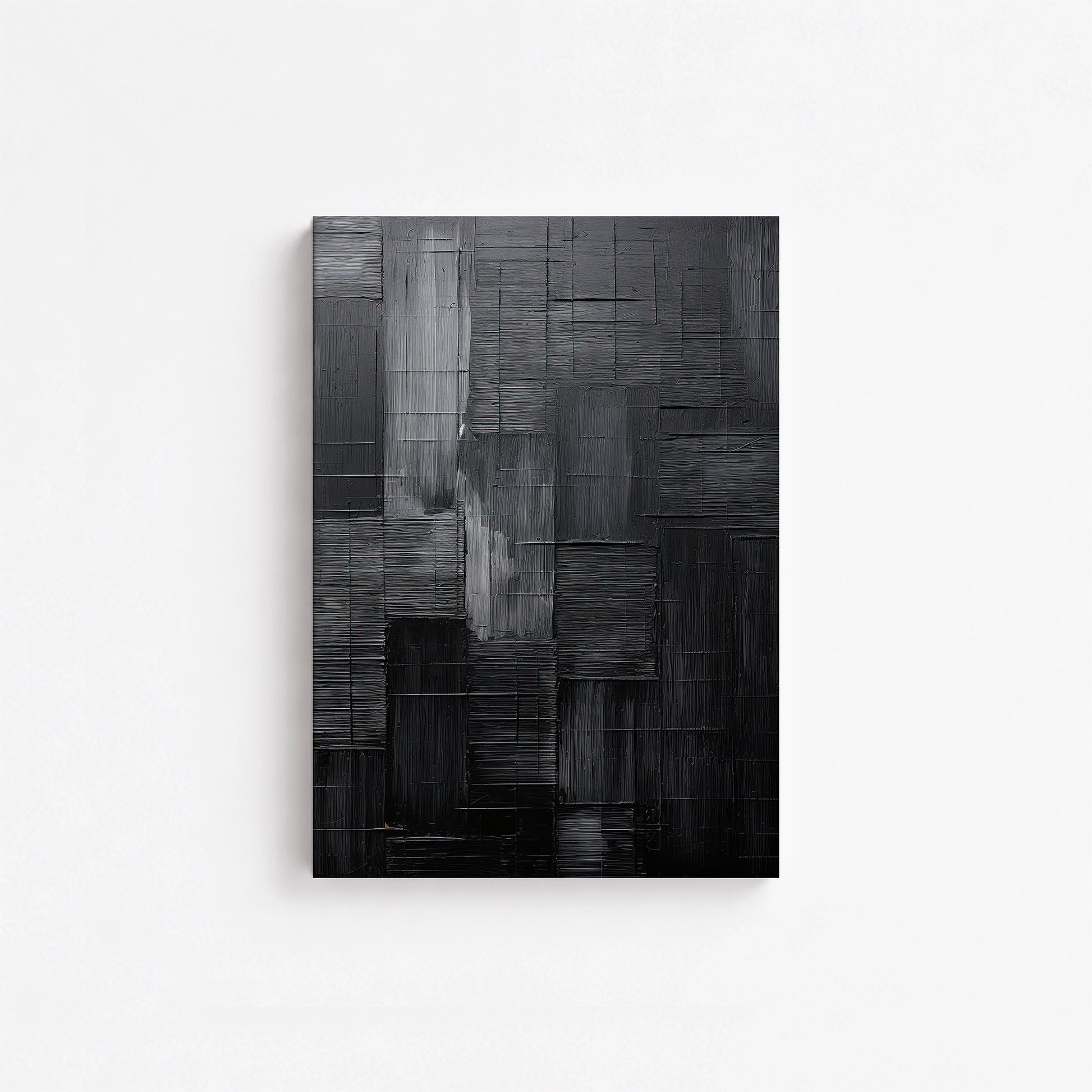 Midnight Labyrinth, 21x30cm Satin Canvas Art Reproduction
