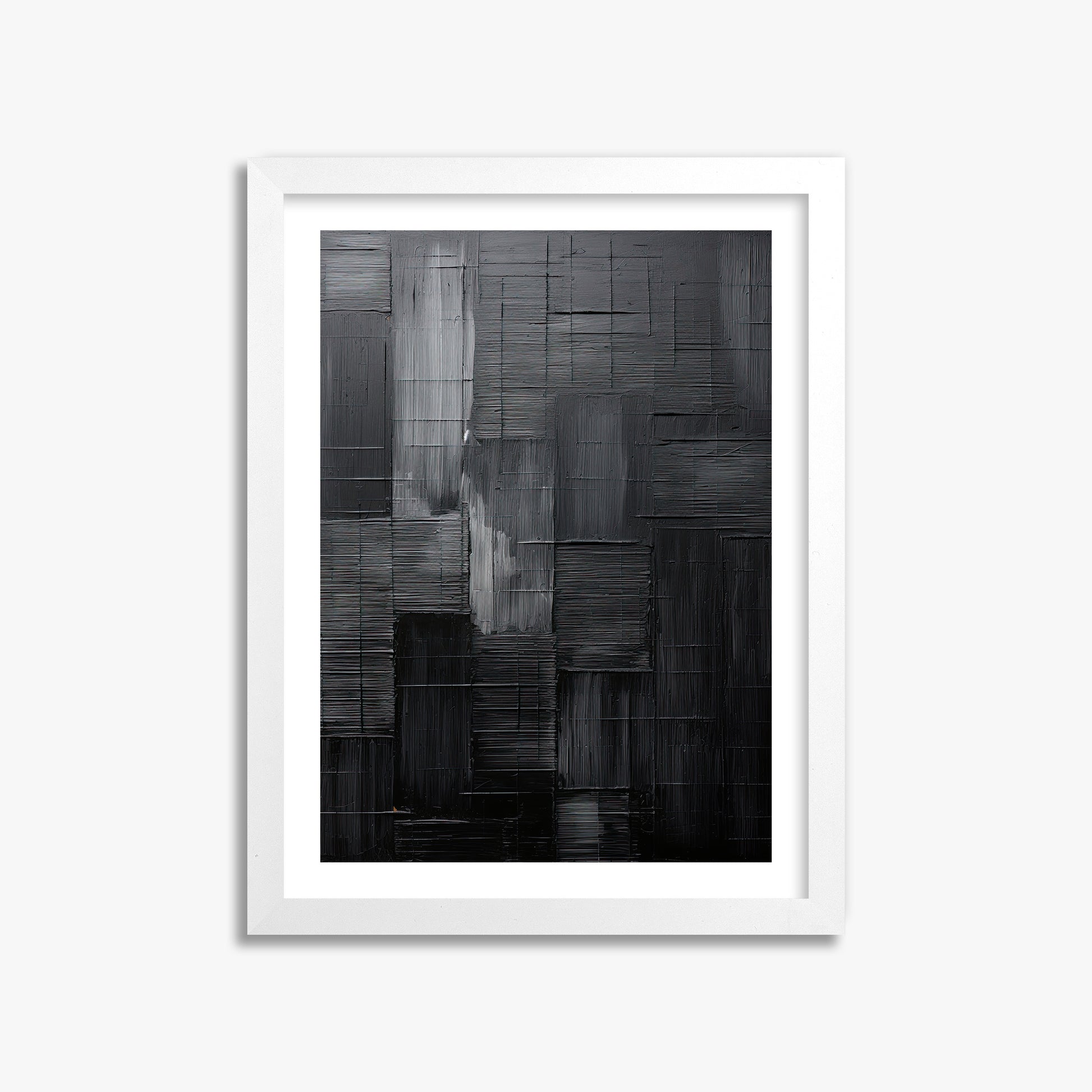 Midnight Labyrinth, 30x40cm Whitek Framed Art Reproduction