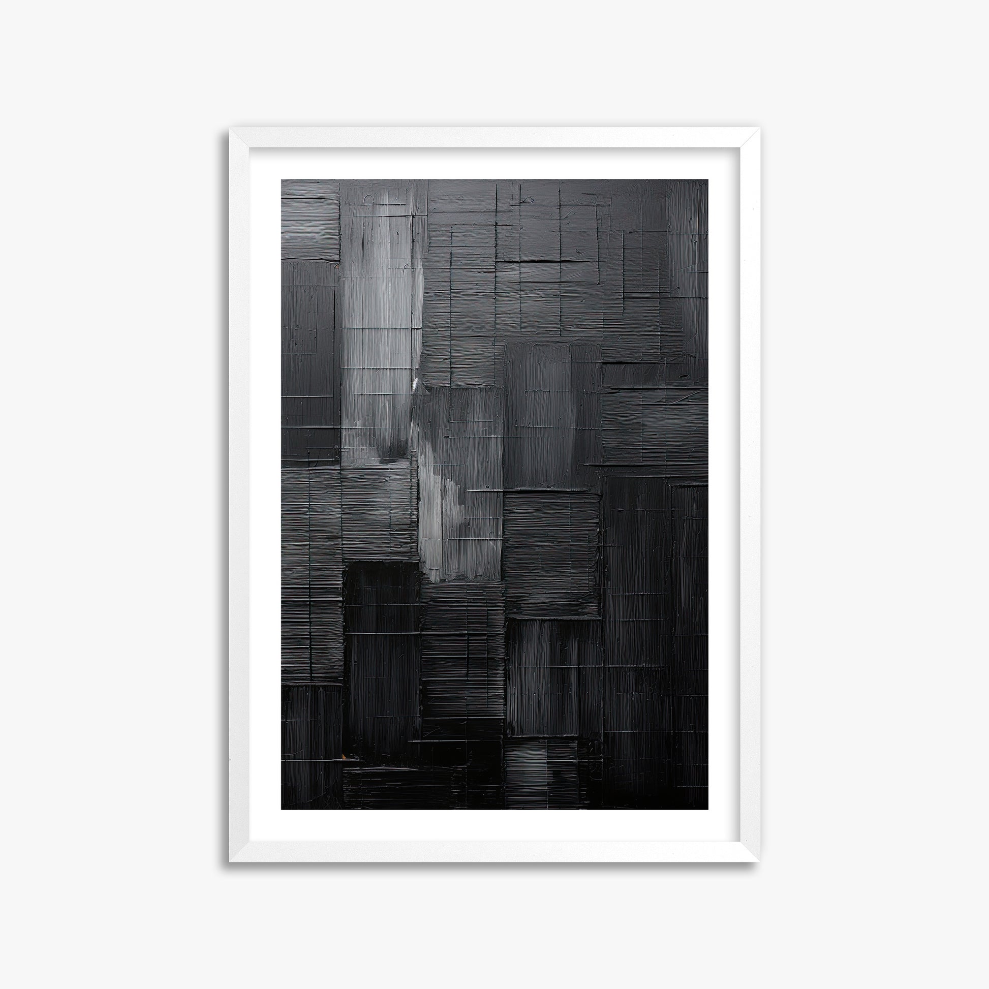 Midnight Labyrinth, 50x70cm Whitek Framed Art Reproduction