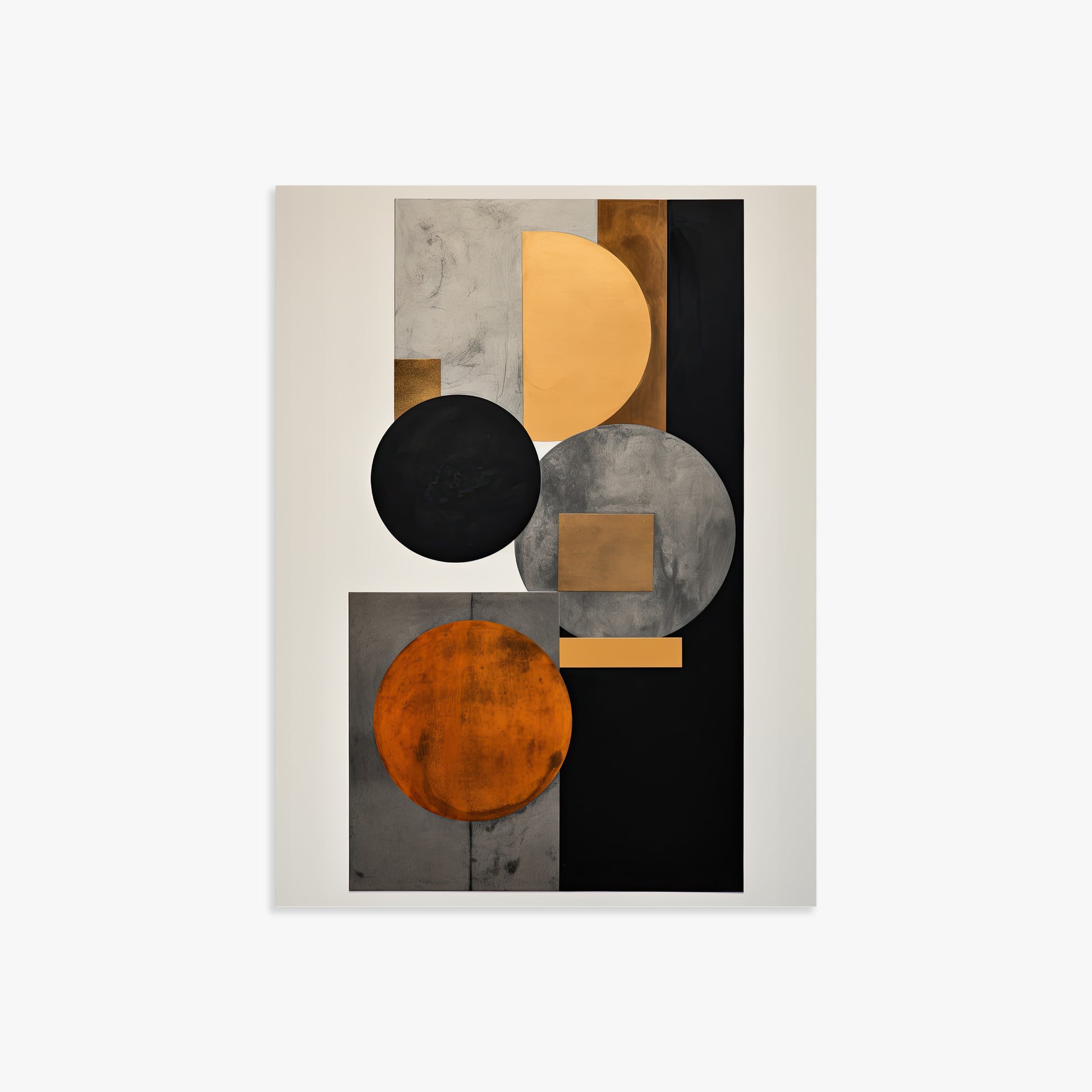 Rust & Steel Convergence, 30x40cm Poster Unframed