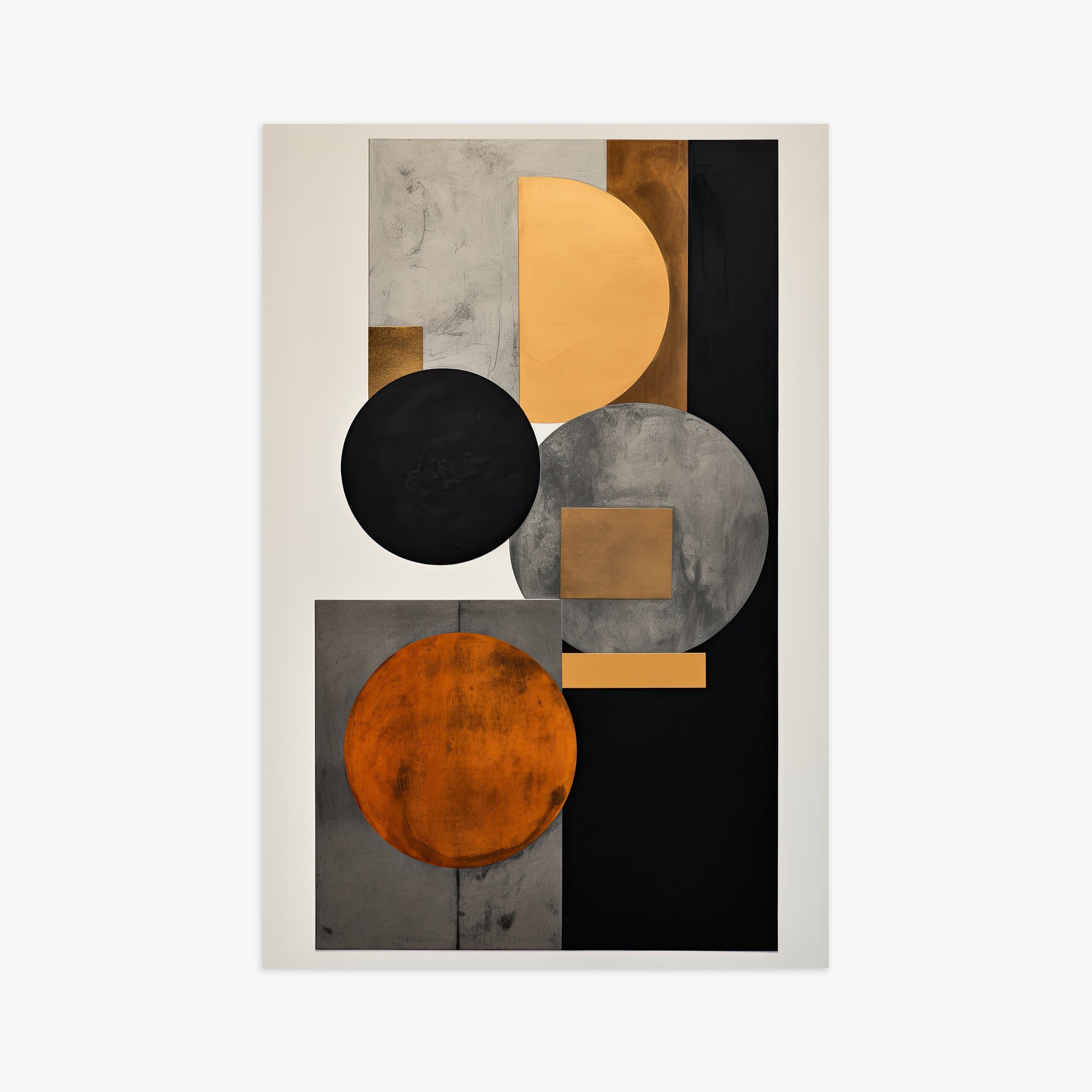 Rust & Steel Convergence, 61x91cm Poster Unframed