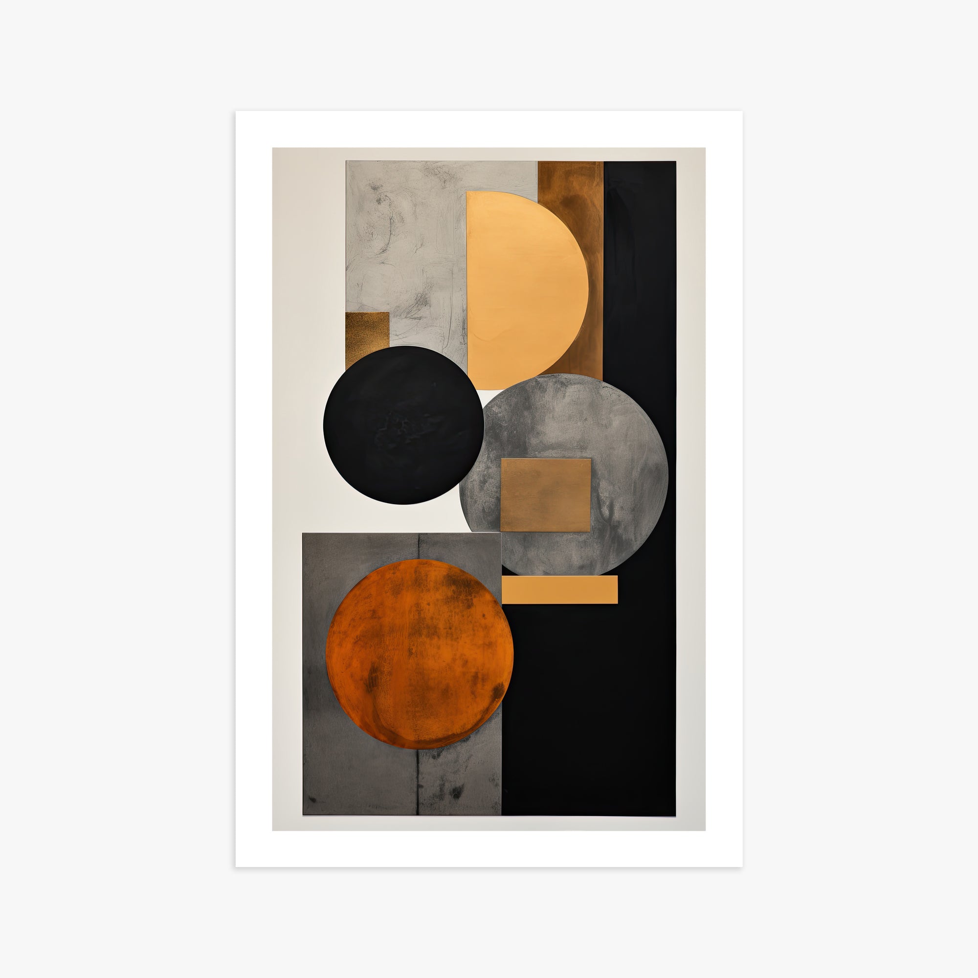 Rust & Steel Convergence, 61x91cm Printed Poster