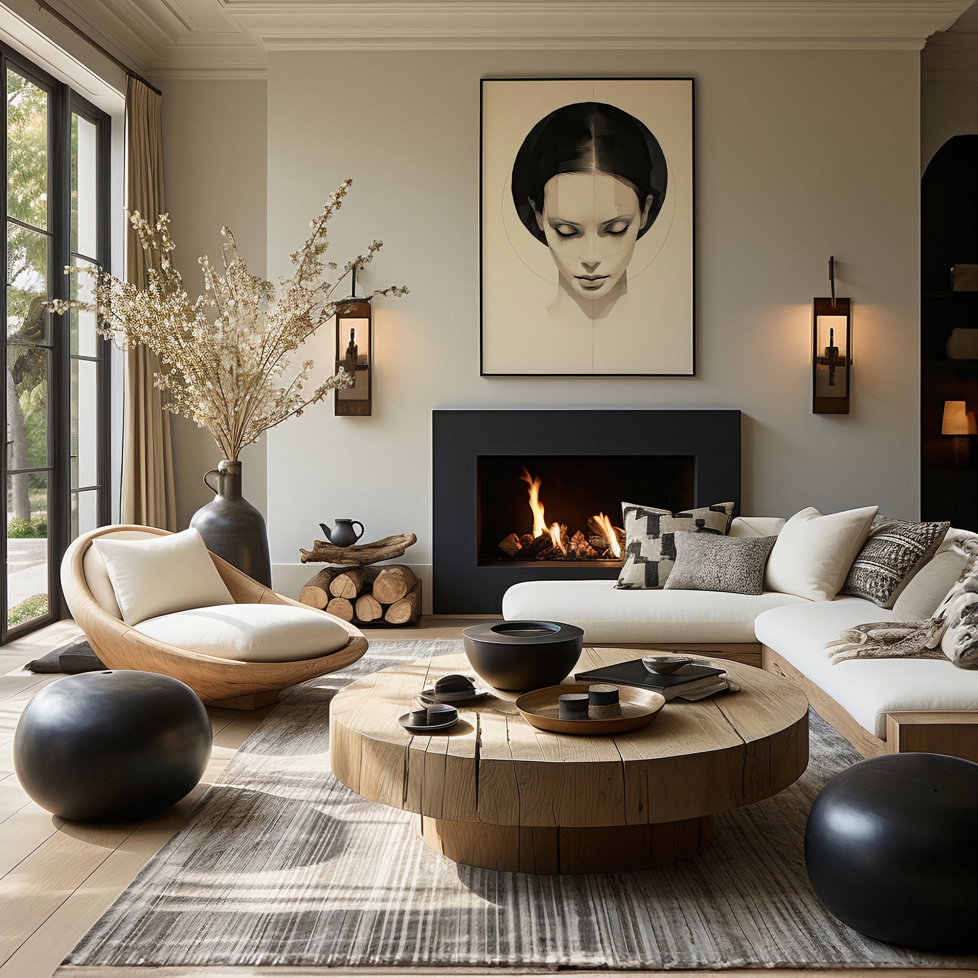 Design Concept No. 39 for Ethereal Symmetry Modern Poster Art