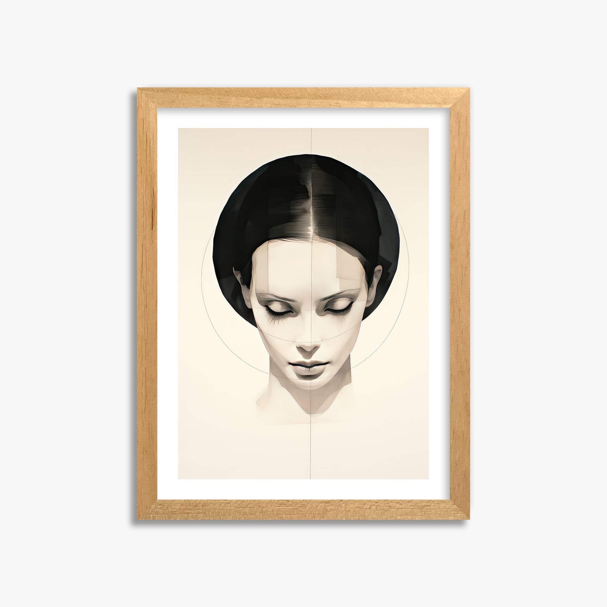 Ethereal Symmetry, 30x40cm Oak Framed Art Reproduction