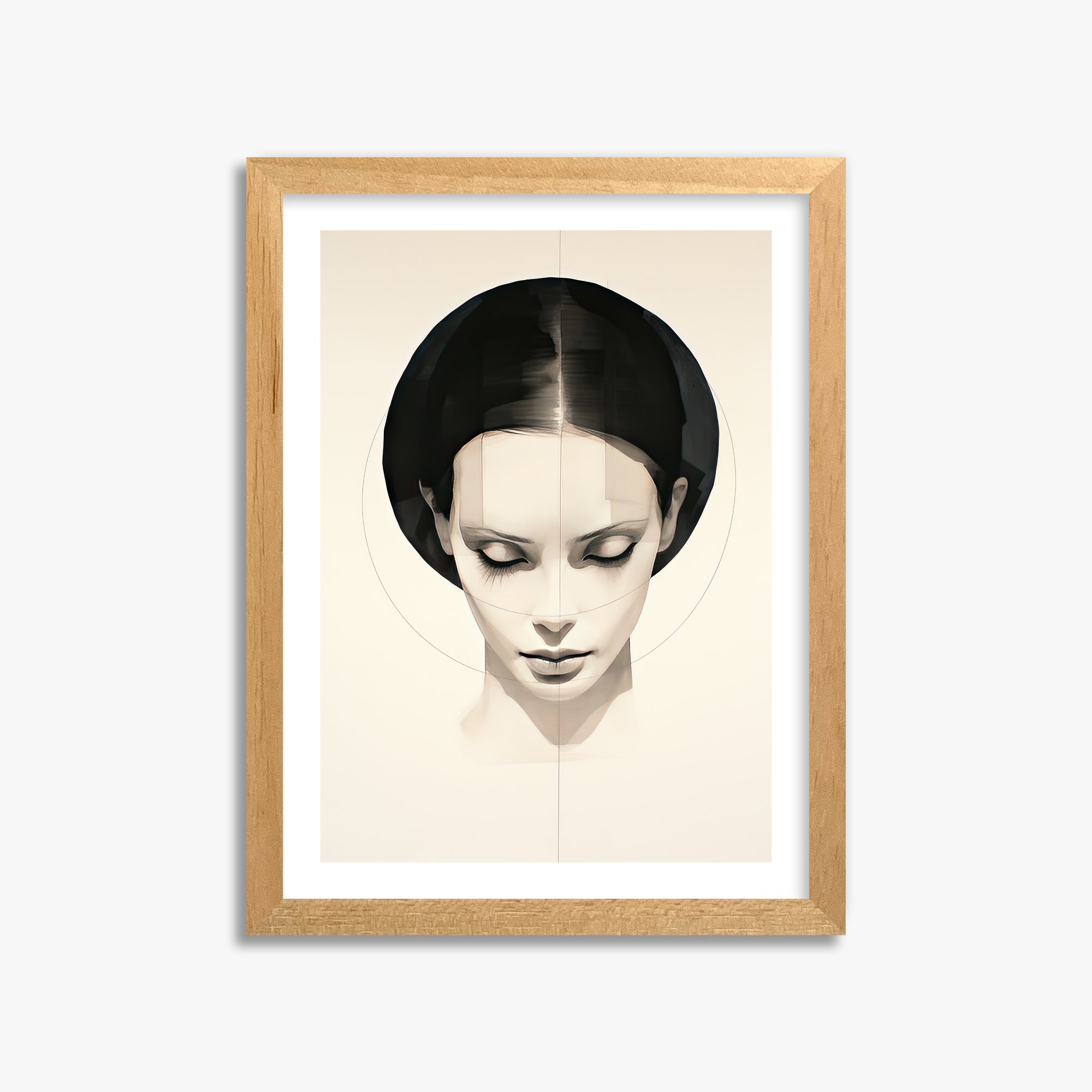 Ethereal Symmetry, 30x40cm Oak Framed Art Reproduction