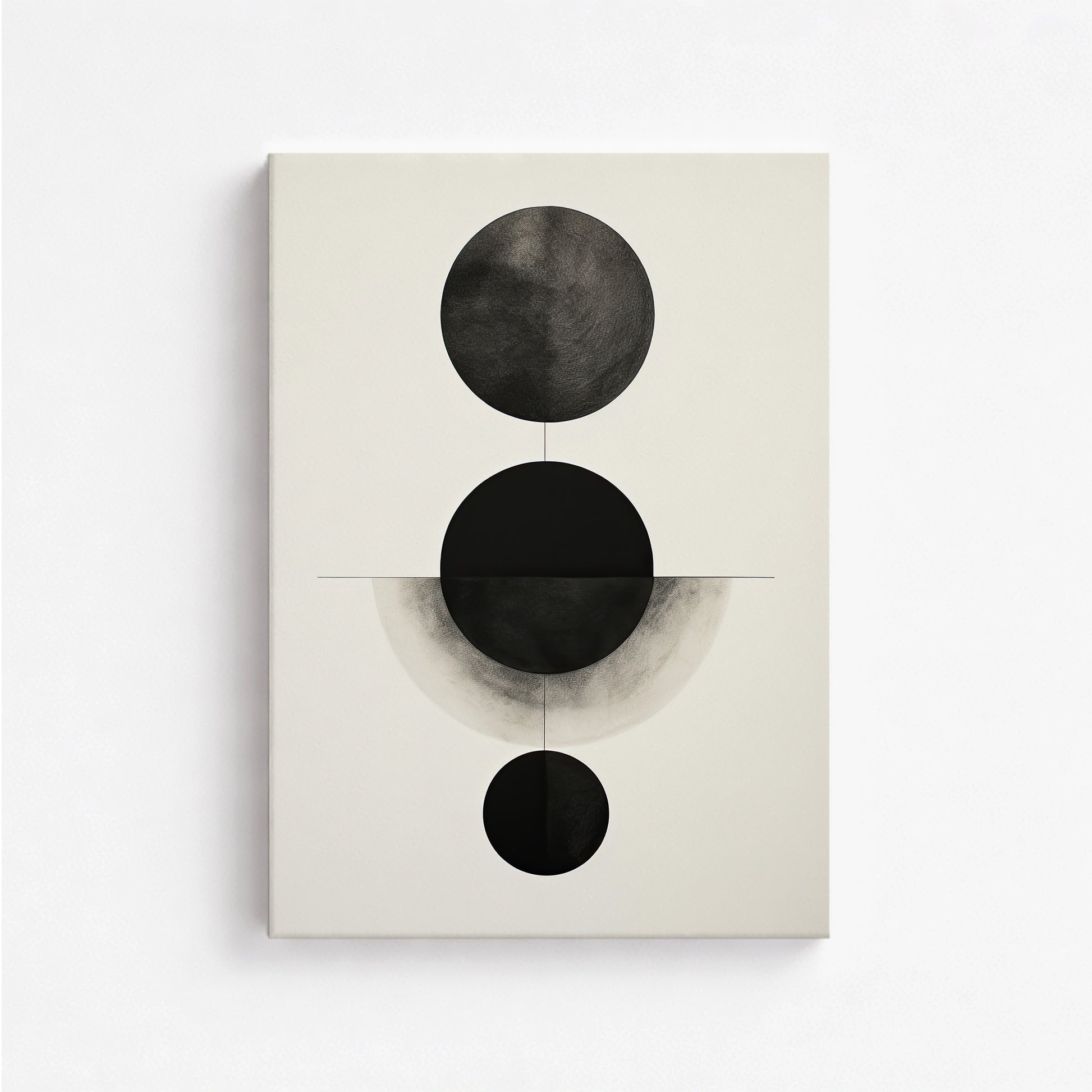 Lunar Alignment, 50x70cm Satin Canvas Art Reproduction