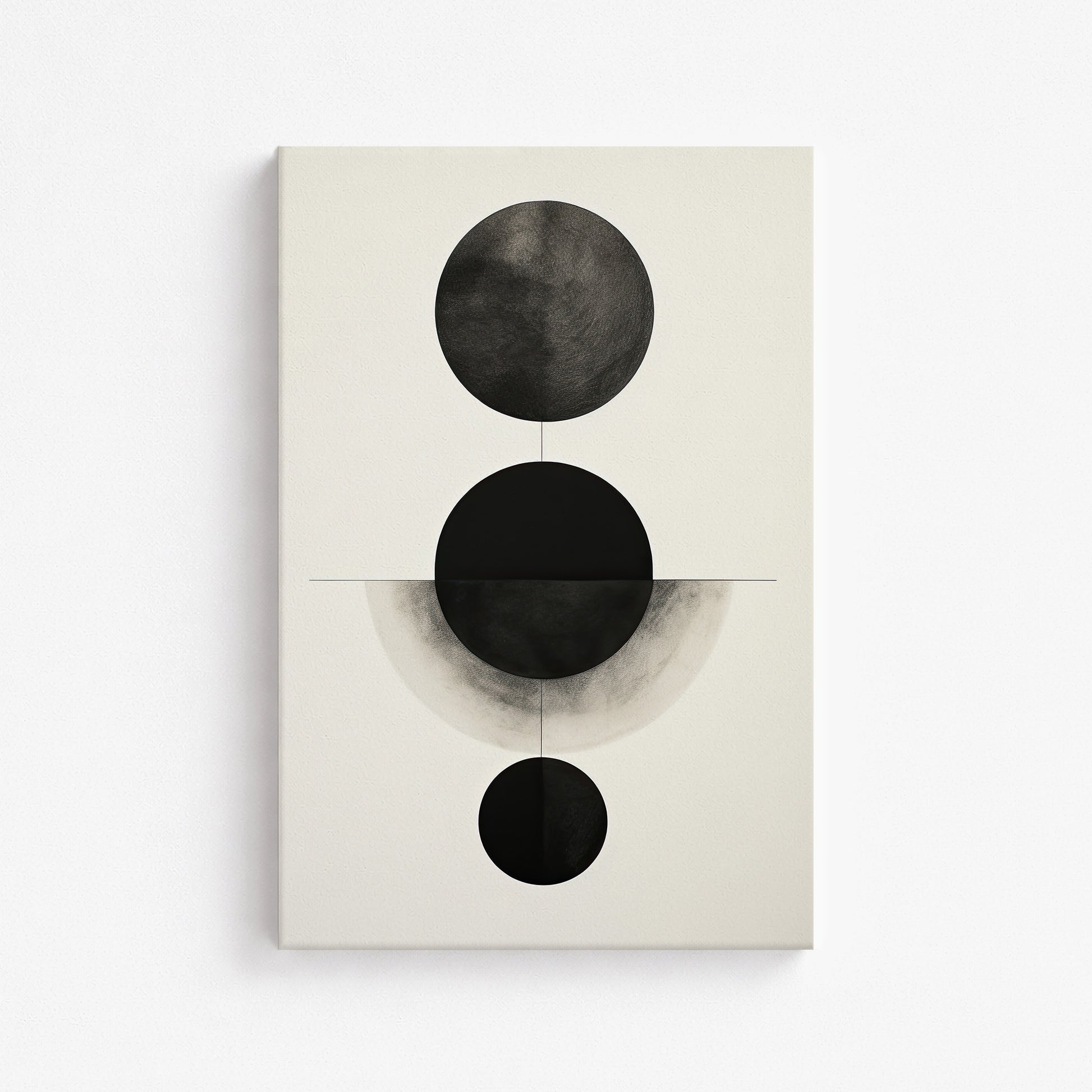 Lunar Alignment, 61x91cm Satin Canvas Art Reproduction