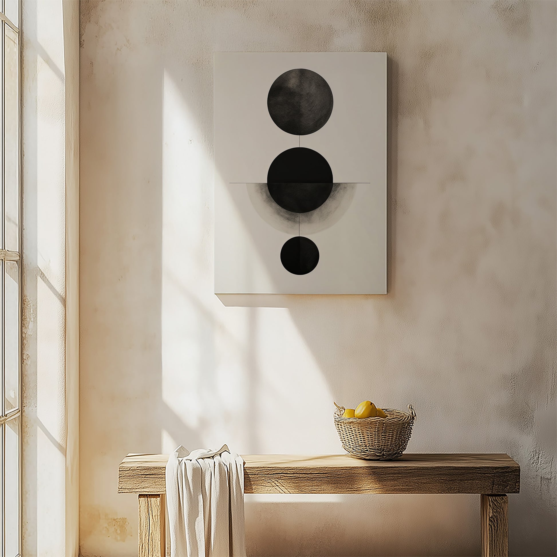Design Concept No. 54 for Lunar Alignment Japanese Satin Canvas Wall Art