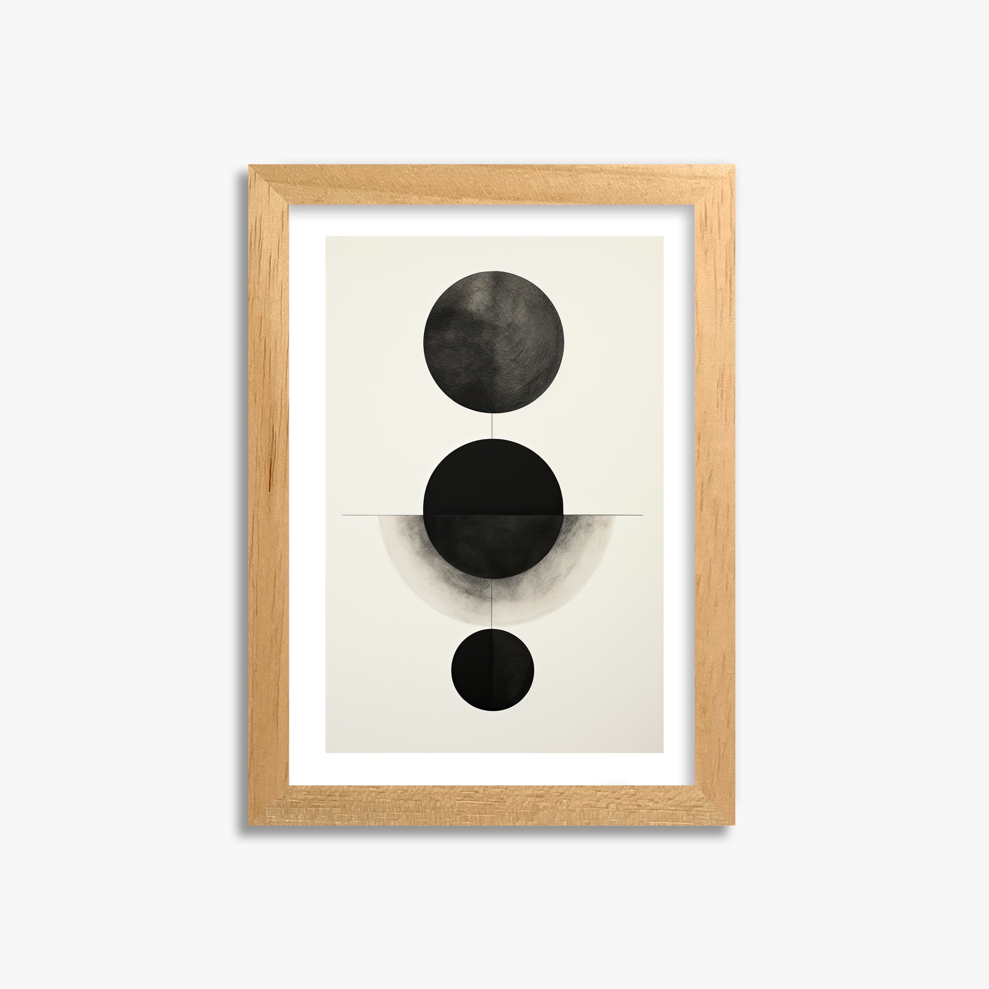 Lunar Alignment, 21x30cm Oak Framed Art Reproduction