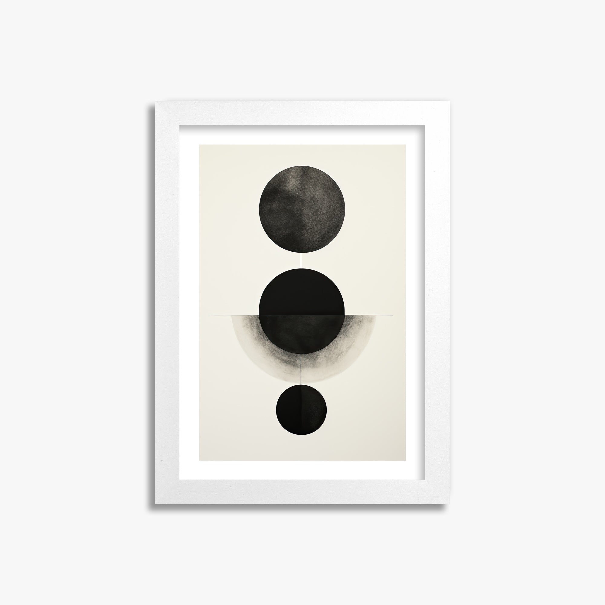 Lunar Alignment, 21x30cm Whitek Framed Art Reproduction