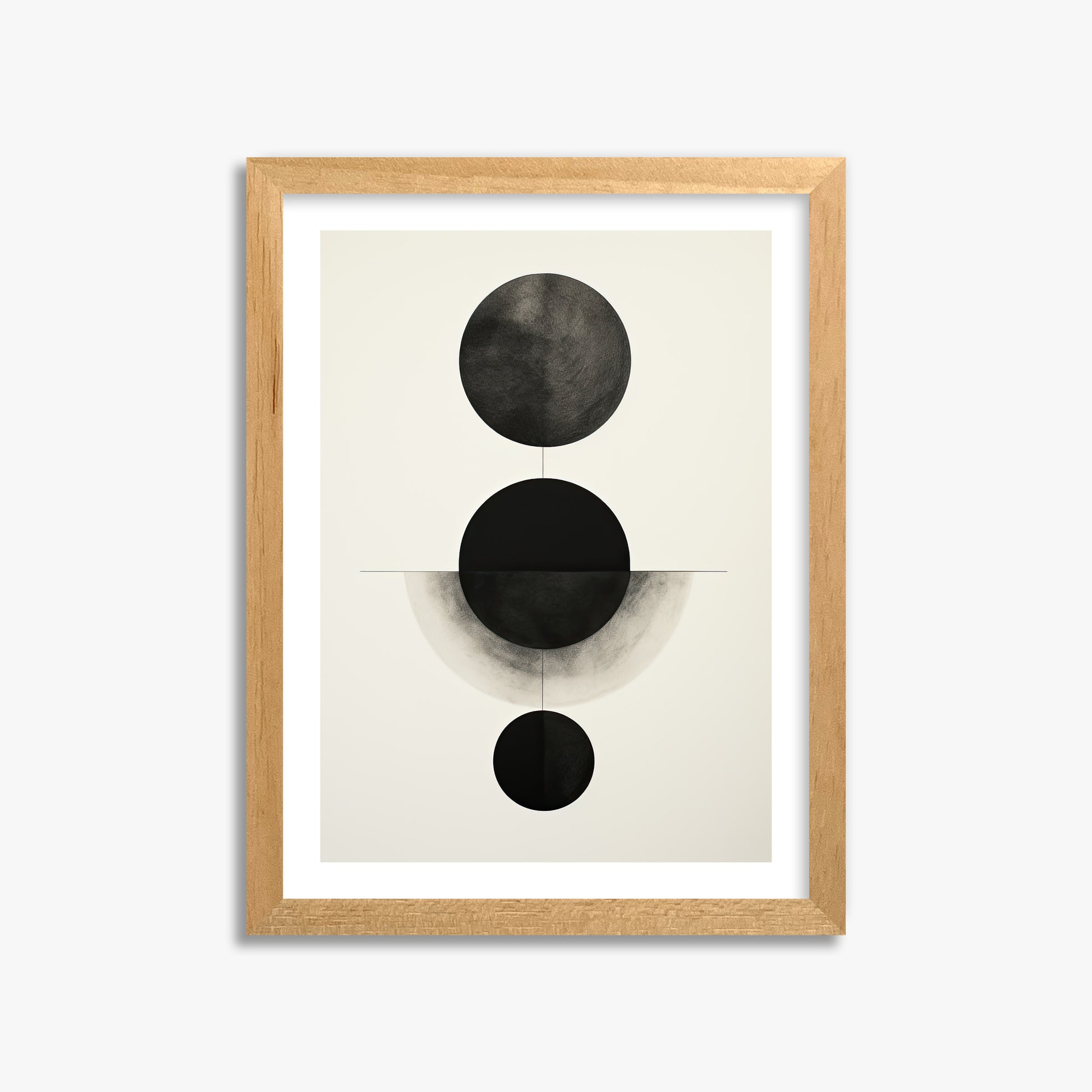 Lunar Alignment, 30x40cm Oak Framed Art Reproduction