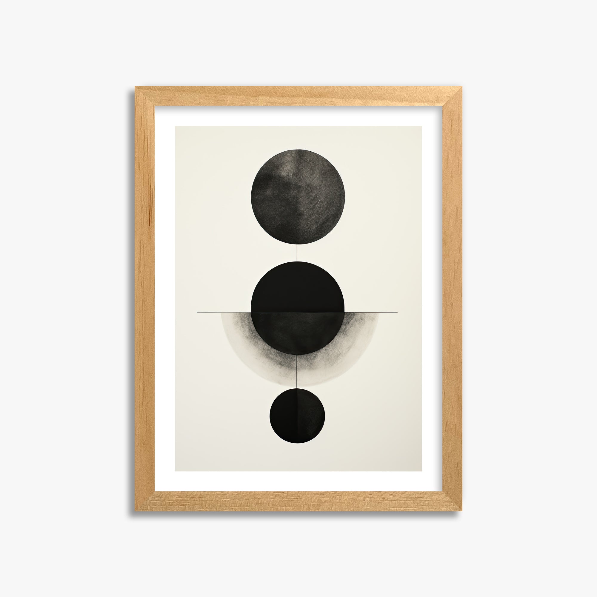 Lunar Alignment, 30x40cm Oak Framed Art Reproduction