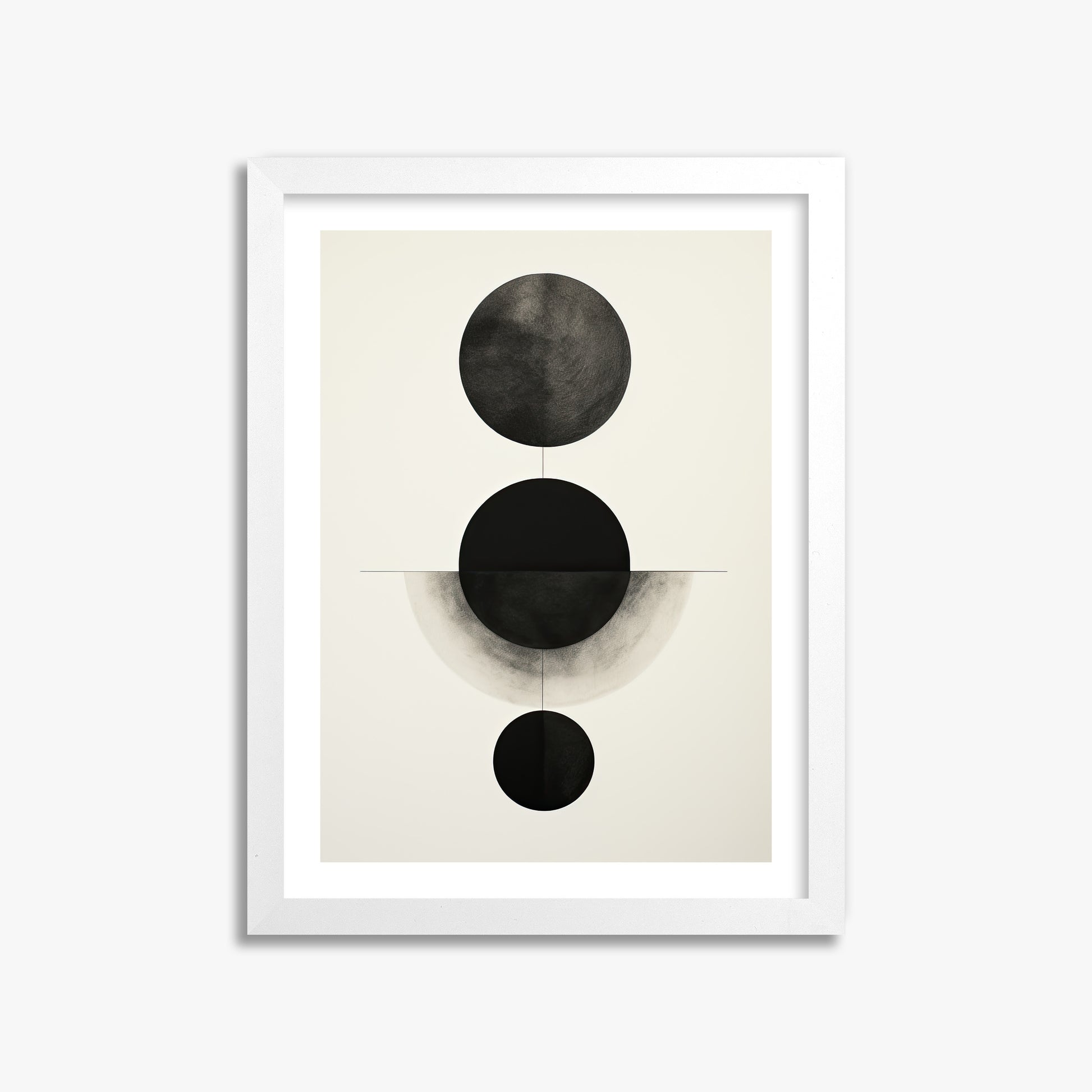 Lunar Alignment, 30x40cm Whitek Framed Art Reproduction