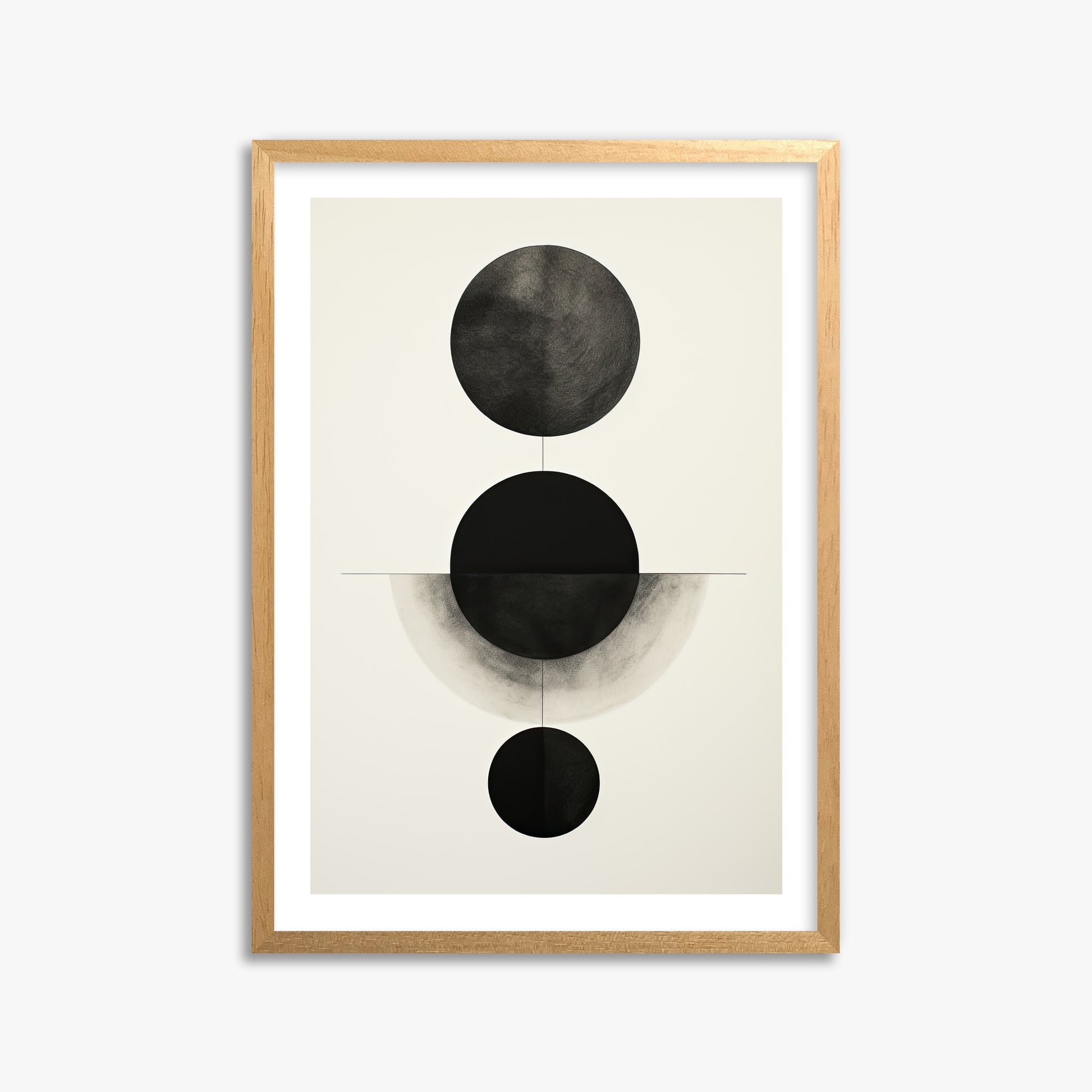 Lunar Alignment, 50x70cm Oak Framed Art Reproduction