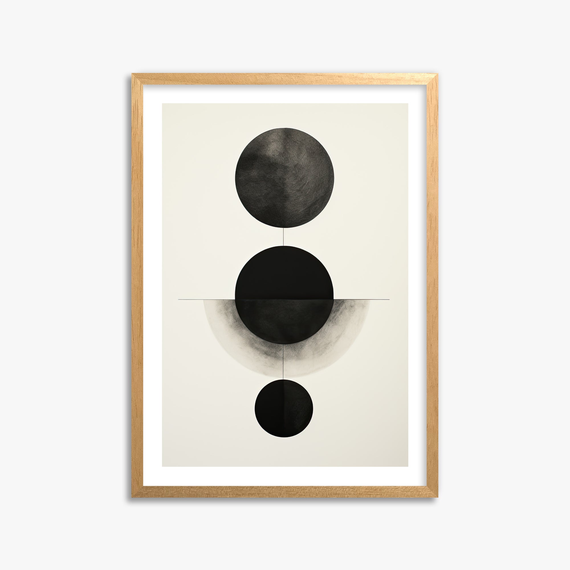 Lunar Alignment, 50x70cm Oak Framed Art Reproduction