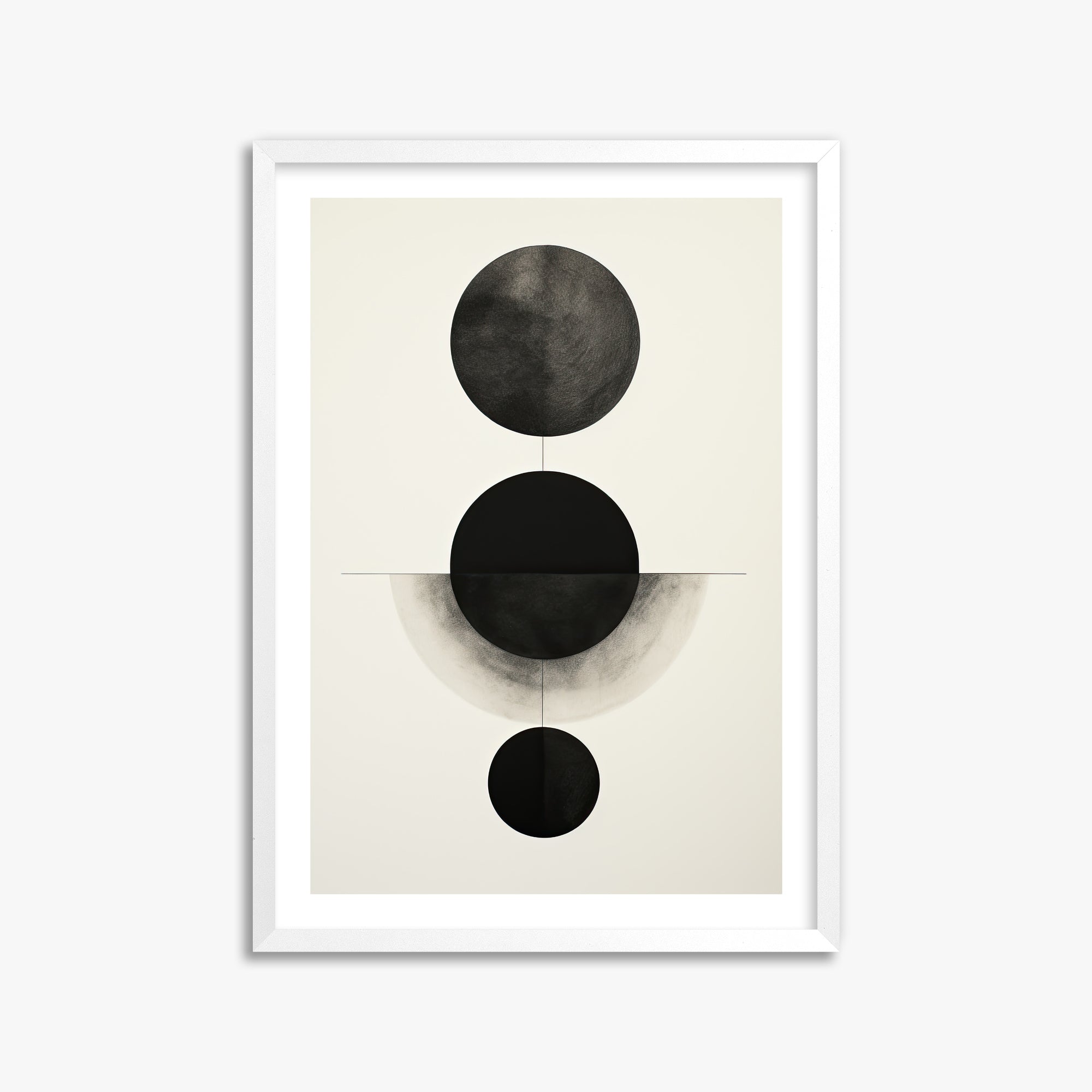Lunar Alignment, 50x70cm Whitek Framed Art Reproduction