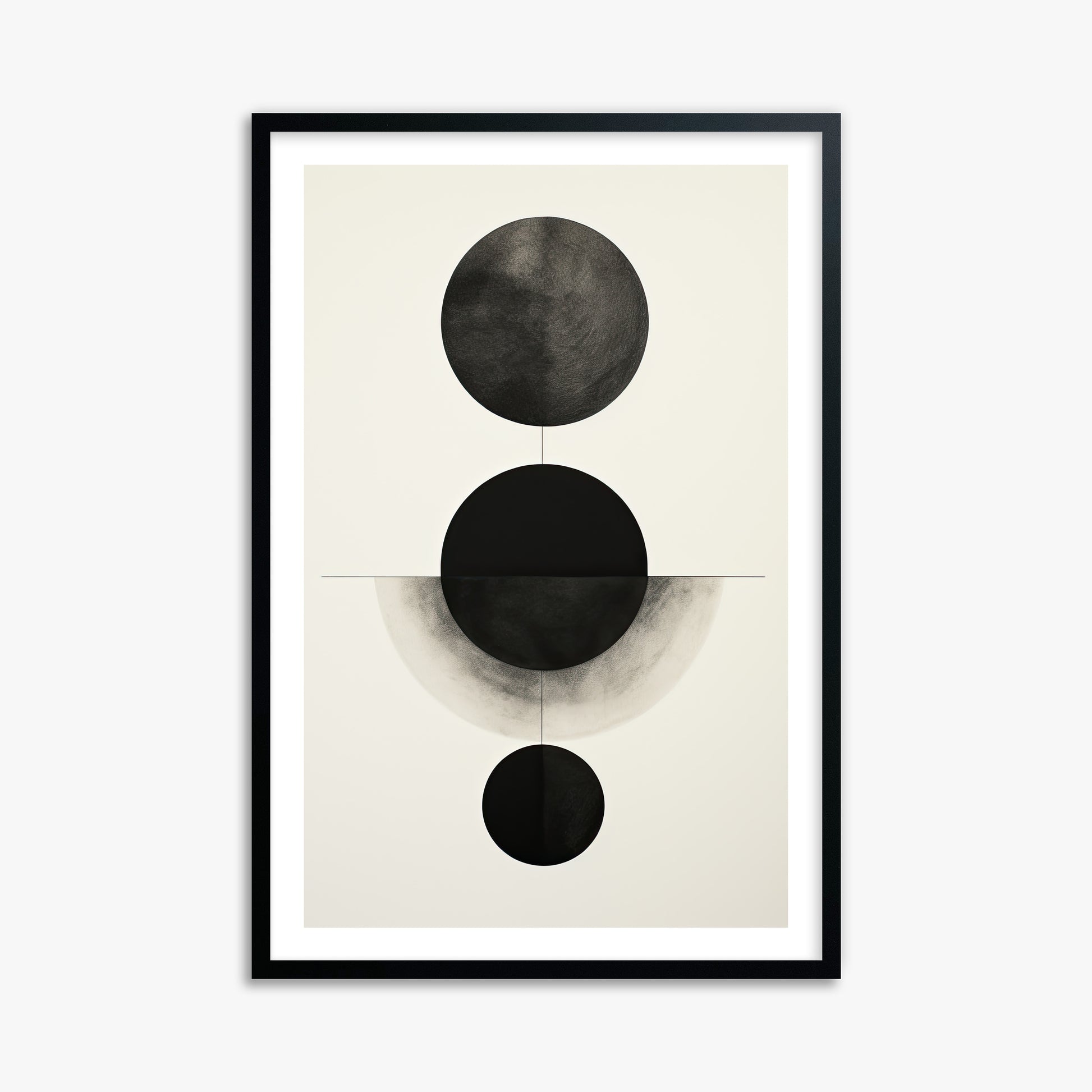 Lunar Alignment, 61x91cm Black Framed Art Reproduction