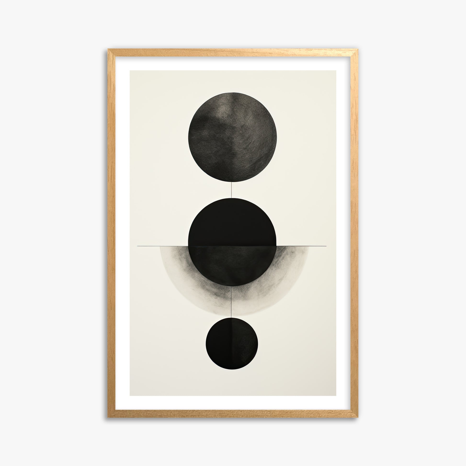 Lunar Alignment, 61x91cm Oak Framed Art Reproduction