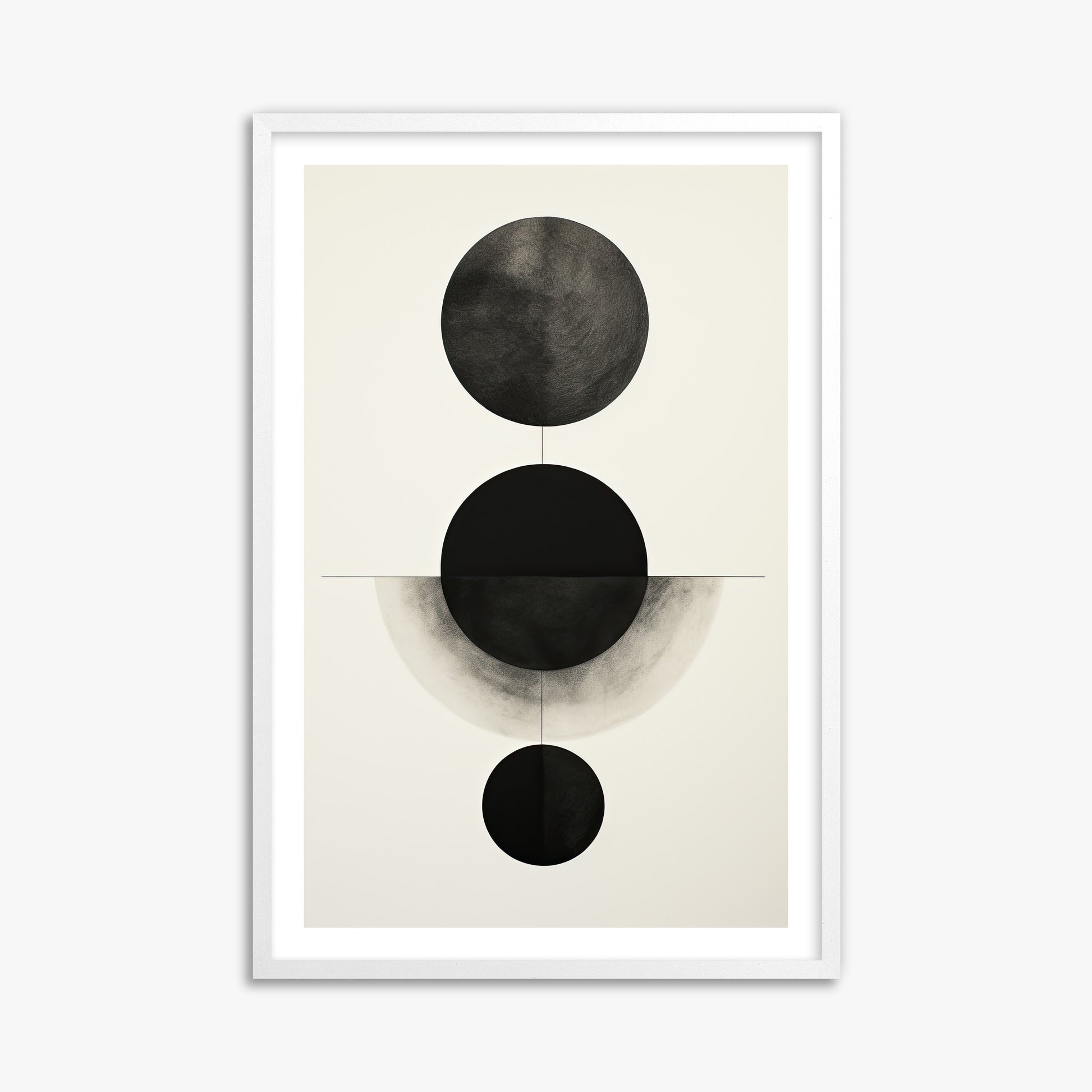 Lunar Alignment, 61x91cm Whitek Framed Art Reproduction