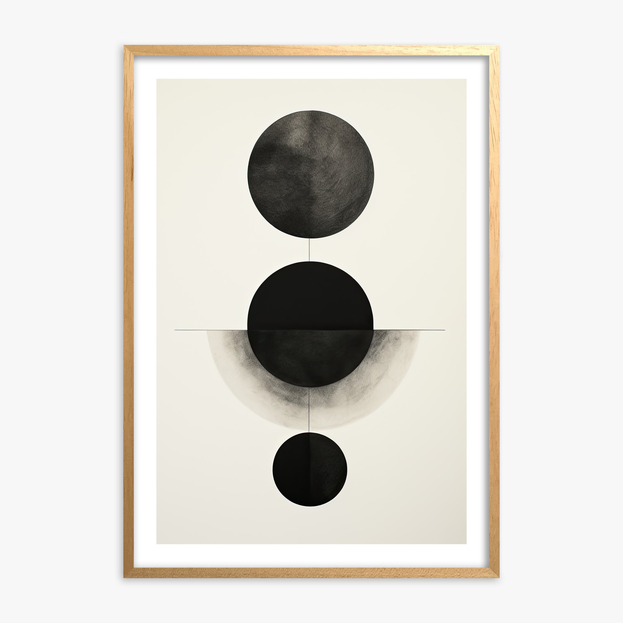 Lunar Alignment, 70x100cm Oak Framed Art Reproduction