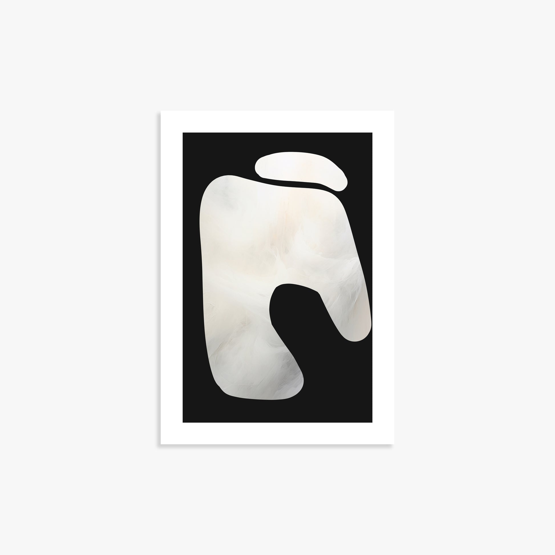 Eroded Form, 21x30cm Printed Poster