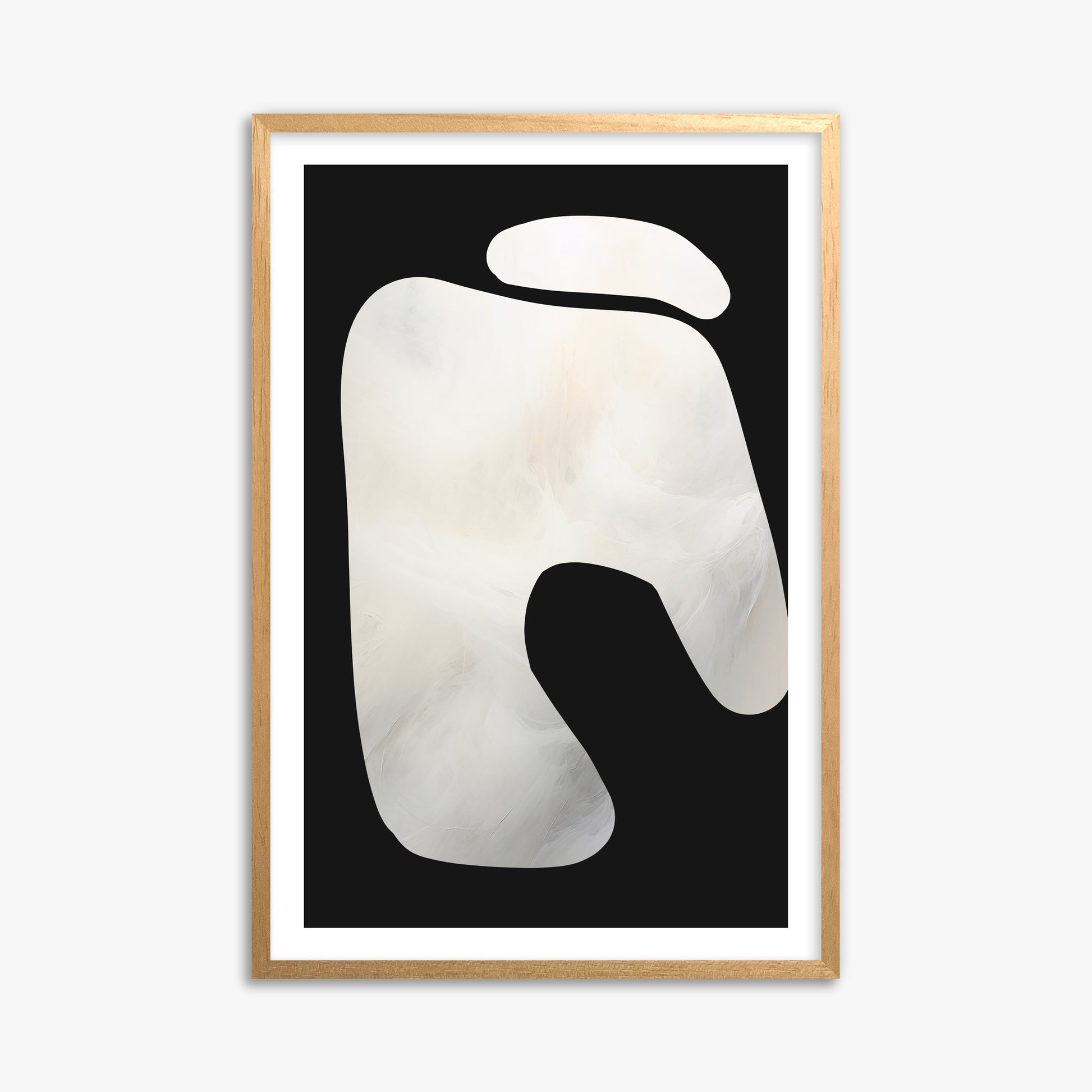 Eroded Form, 61x91cm Oak Framed Art Reproduction