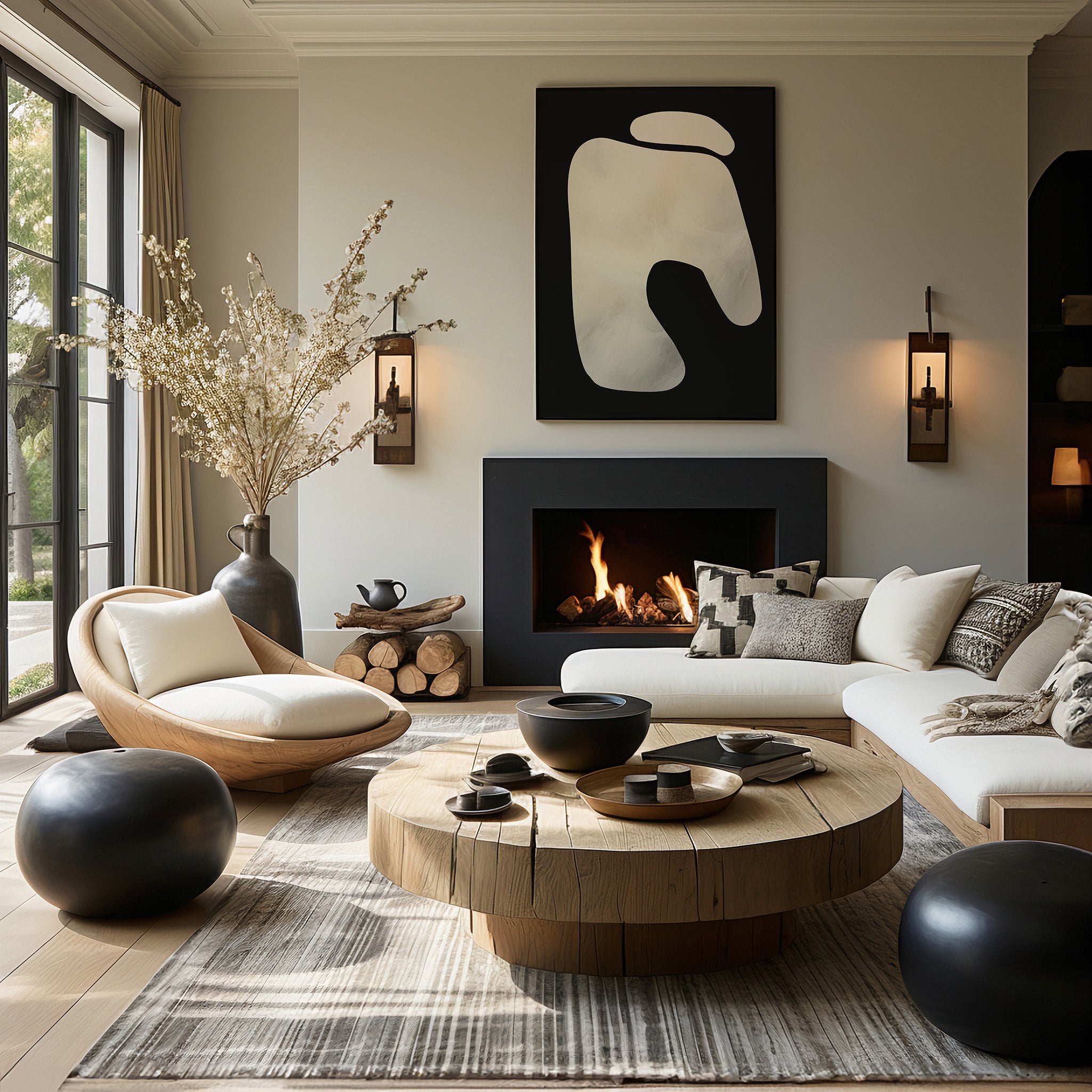 Design Concept No. 39 for Eroded Form Modern Poster Art