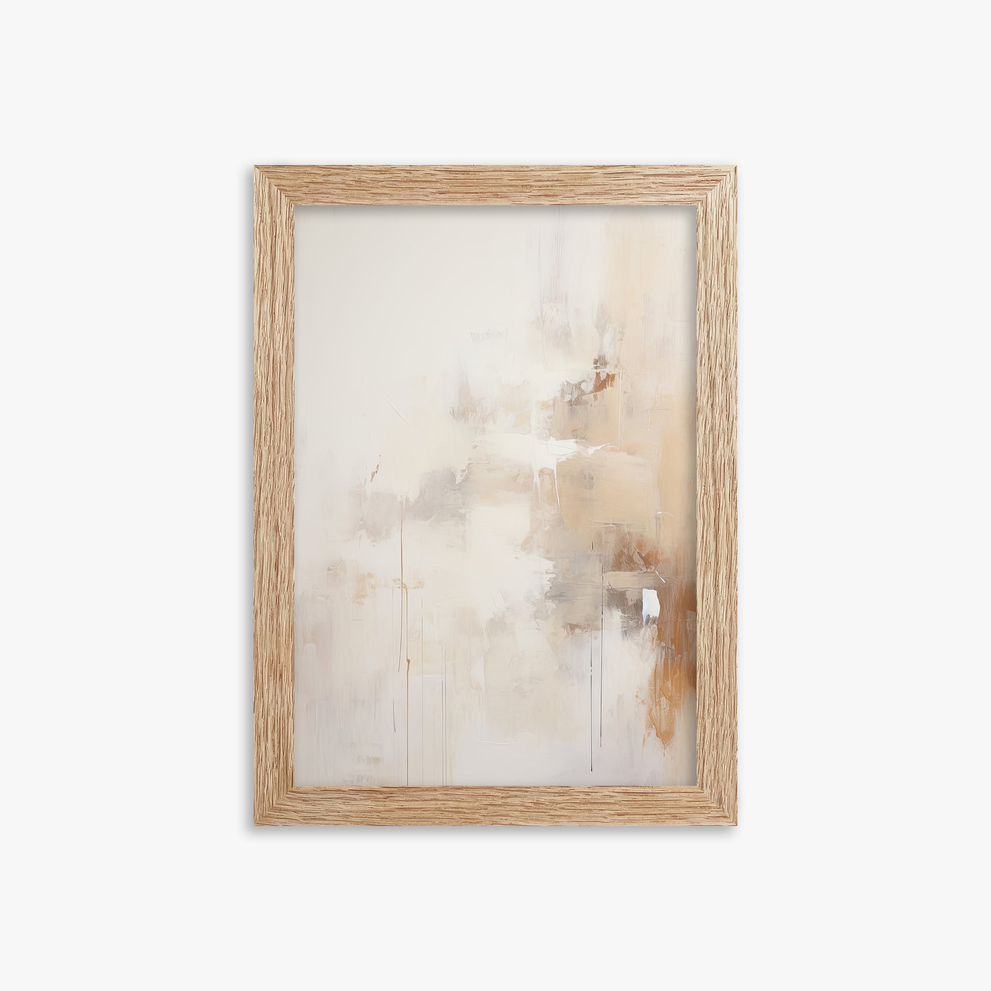 Sandstorm Reverie, 21x30cm Framed Art Reproduction With Raw Oak Frame
