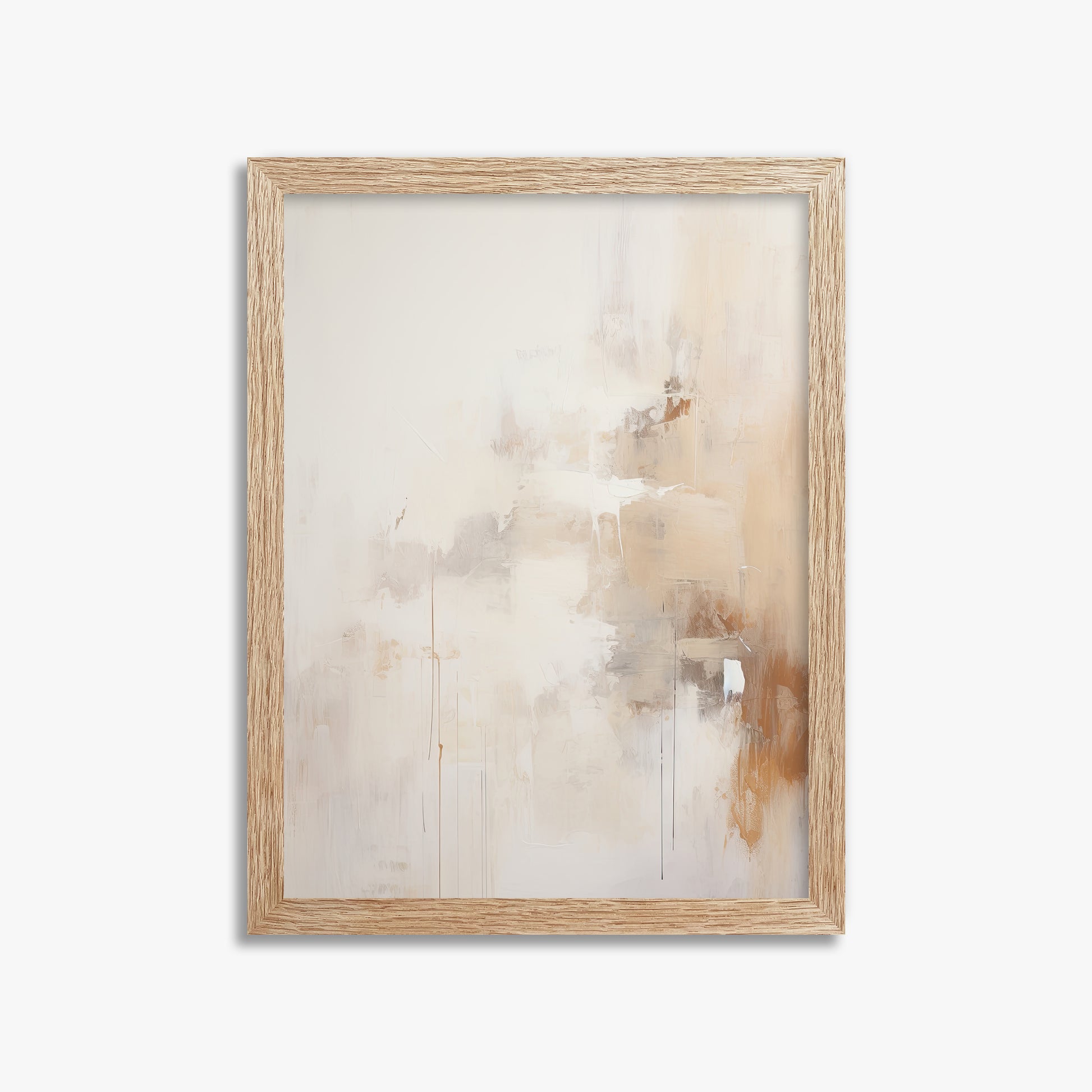 Sandstorm Reverie, 30x40cm Framed Art Reproduction With Raw Oak Frame