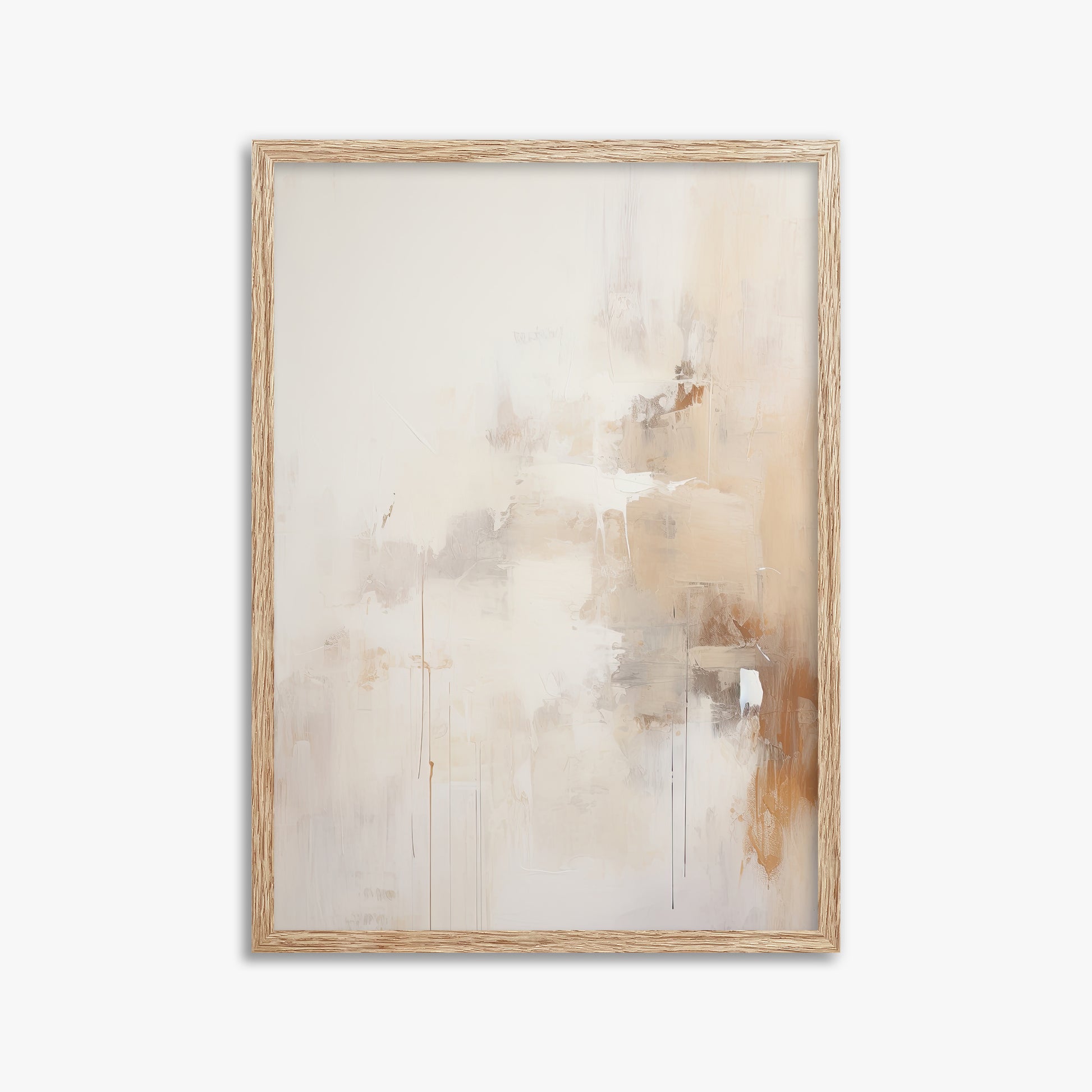 Sandstorm Reverie, 50x70cm Framed Art Reproduction With Raw Oak Frame