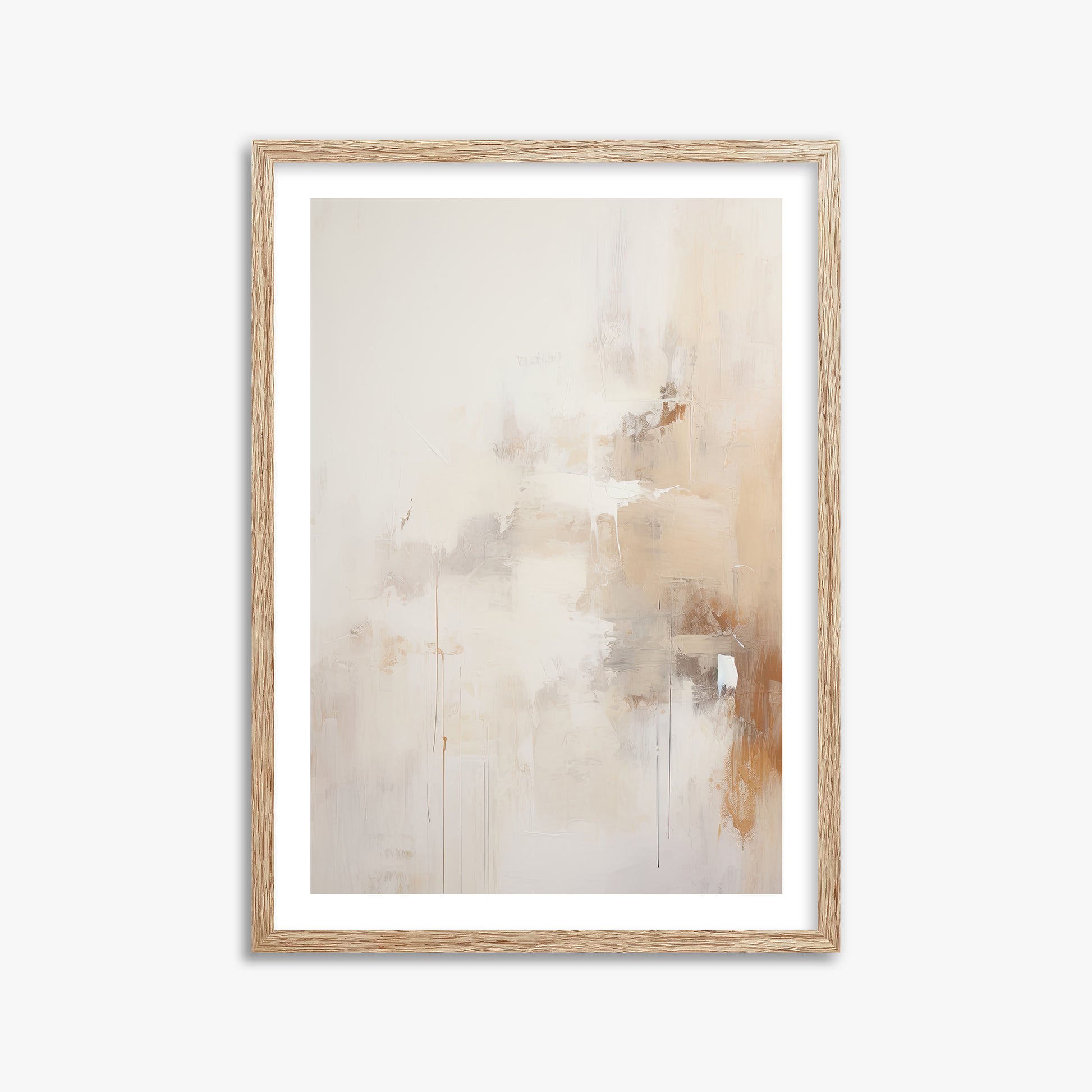 Sandstorm Reverie, 50x70cm Framed Art Reproduction With Raw Oak Frame