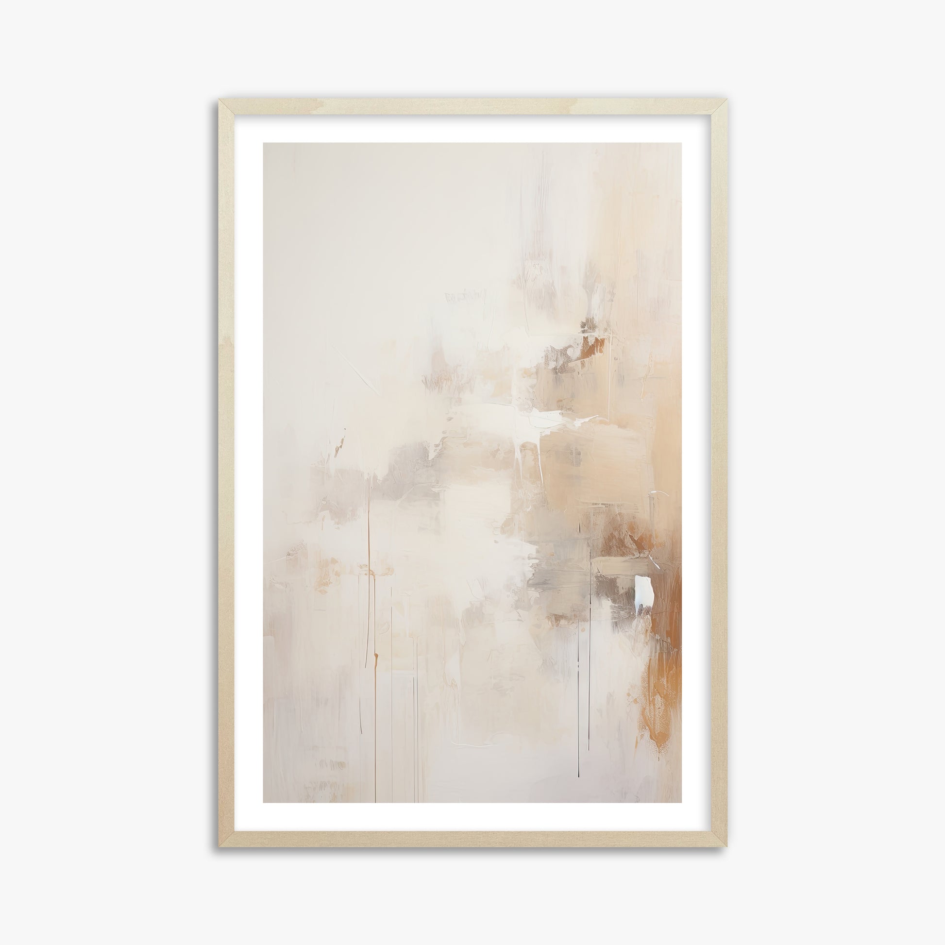 Sandstorm Reverie, 61x91cm Framed Art Reproduction With Lime Wood Frame