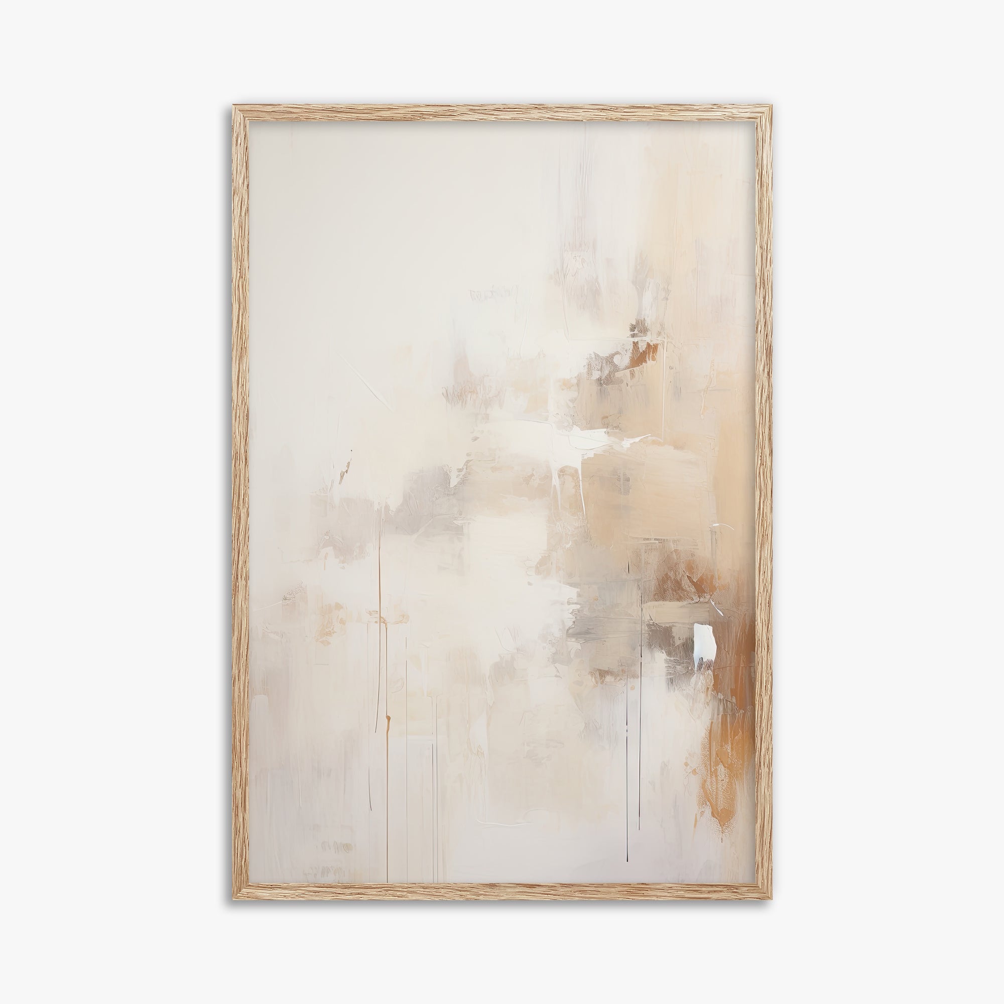 Sandstorm Reverie, 61x91cm Framed Art Reproduction With Raw Oak Frame