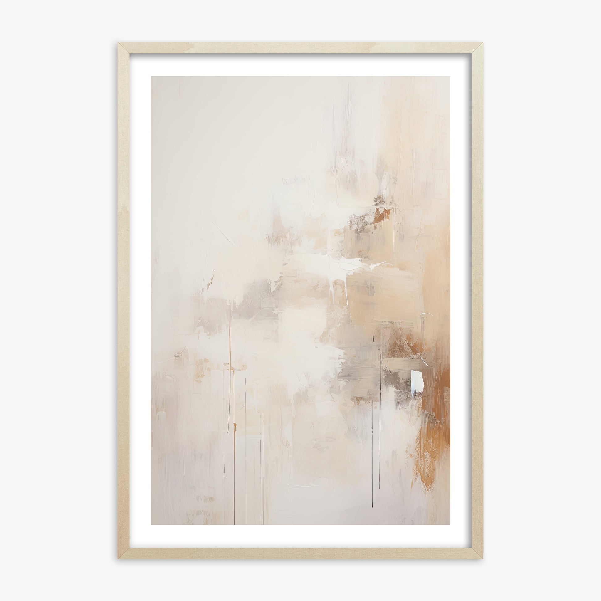 Sandstorm Reverie, 70x100cm Framed Art Reproduction With Lime Wood Frame
