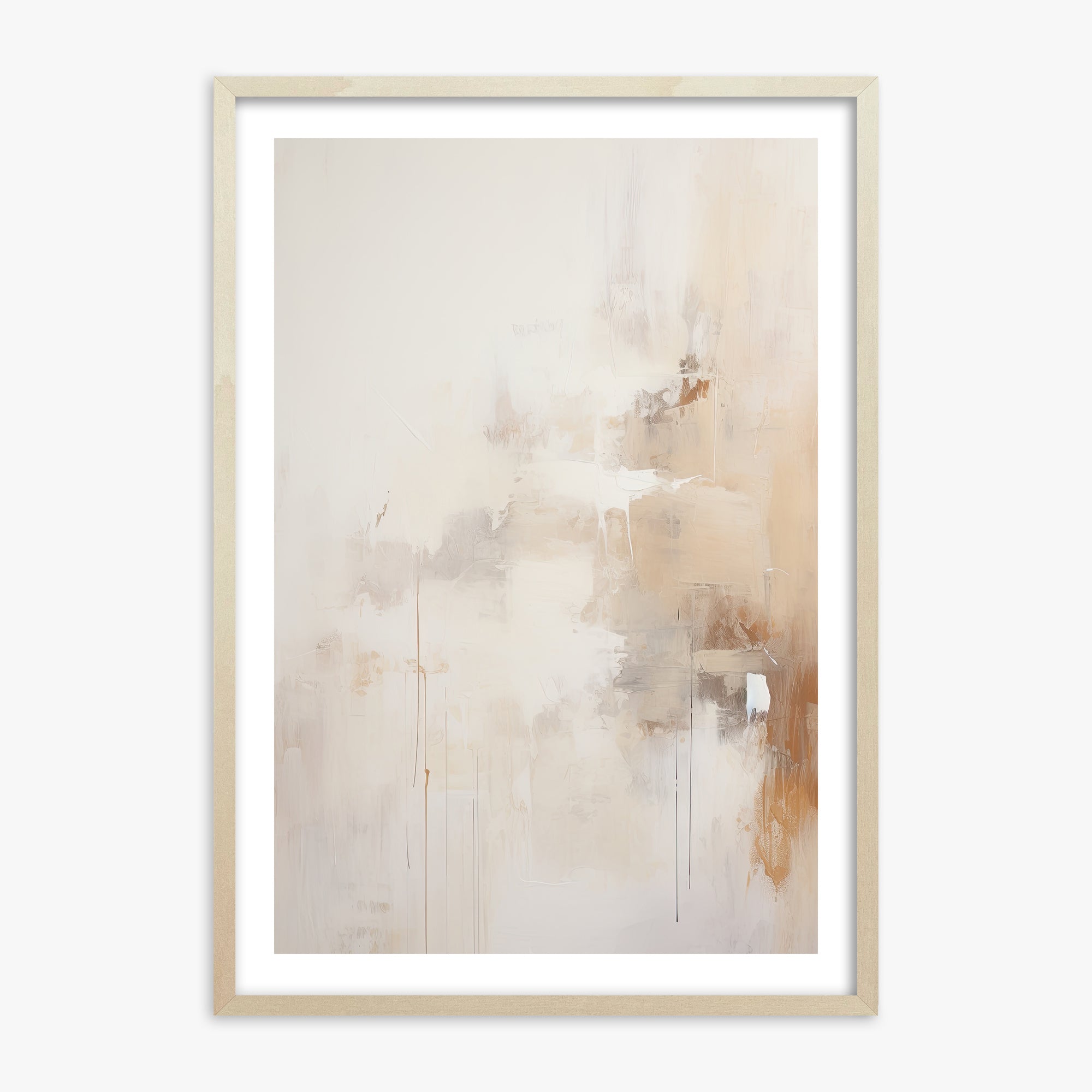 Sandstorm Reverie, 70x100cm Framed Art Reproduction With Lime Wood Frame