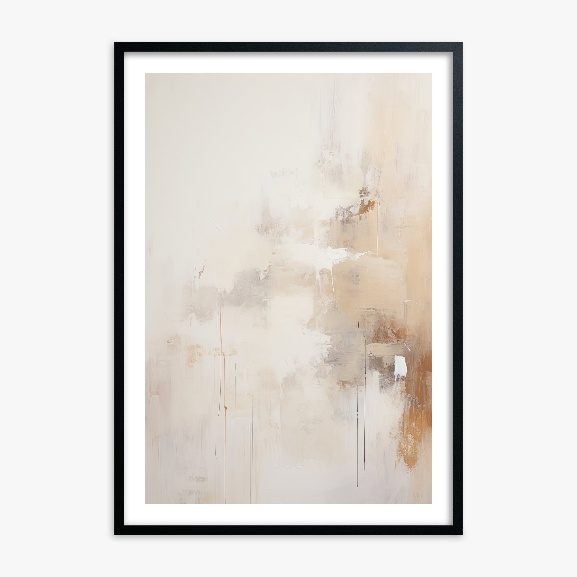 Sandstorm Reverie, 70x100cm Black Framed Art Reproduction