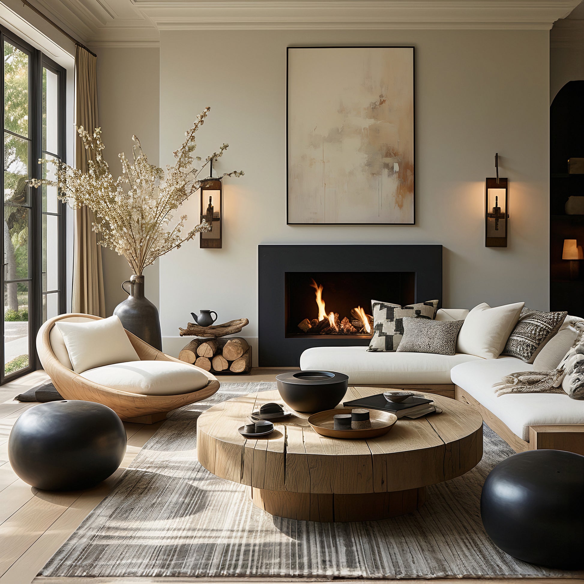 Design Concept No. 39 for Sandstorm Reverie Modern Poster Art