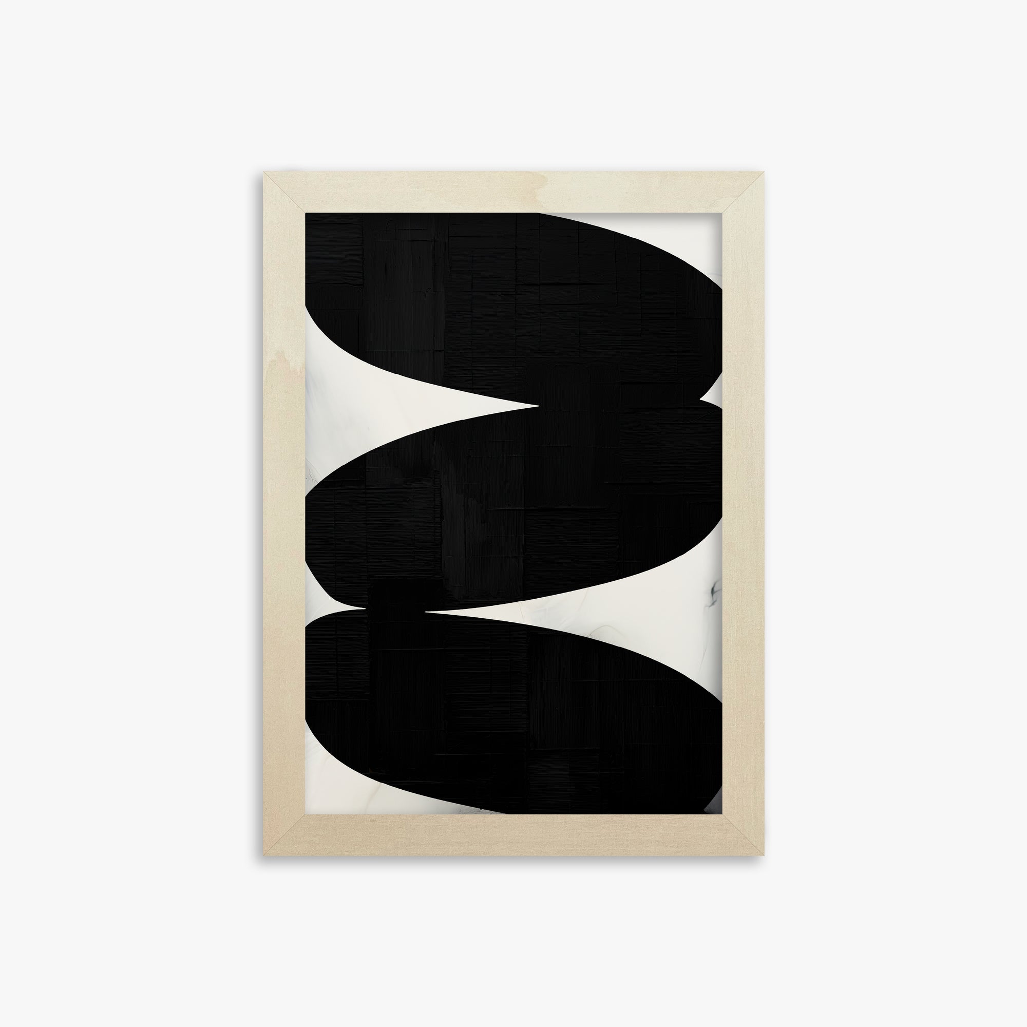 Onyx Trio, 21x30cm Framed Art Reproduction With Lime Wood Frame