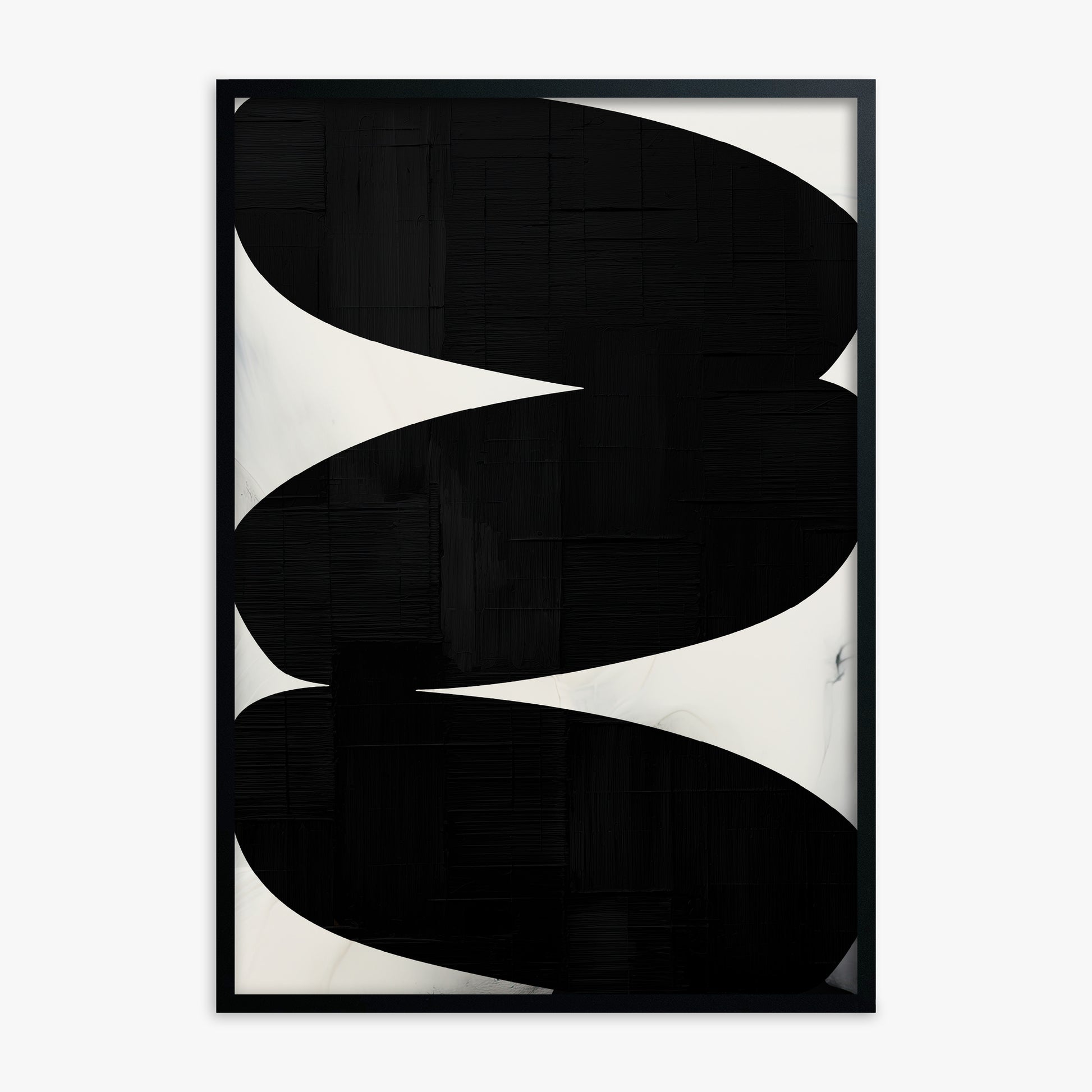 Onyx Trio, Black Framed Poster With Black Frame