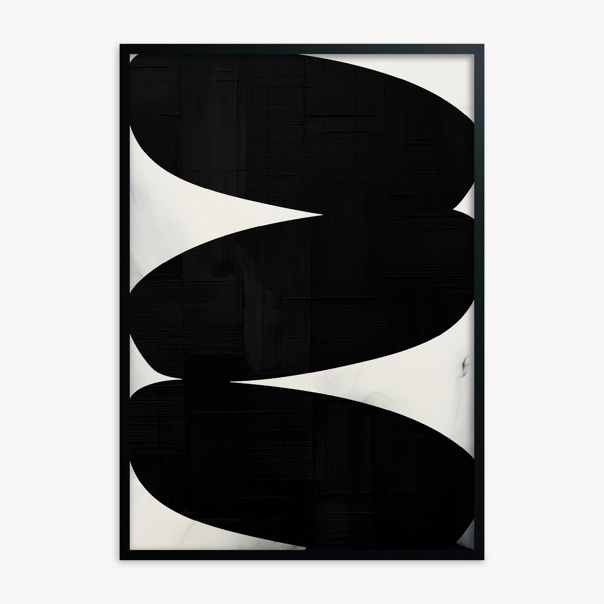 Onyx Trio, Black Framed Poster With Black Frame
