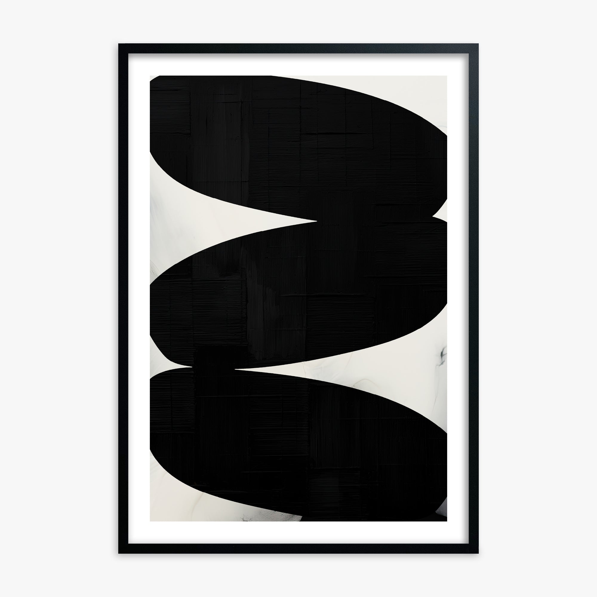 Onyx Trio, Black Framed Poster With Black Frame