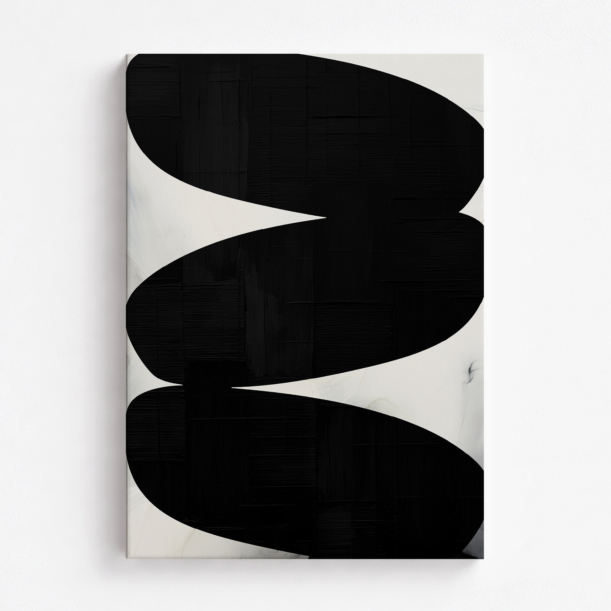 Onyx Trio, 70x100cm Satin Canvas Art Reproduction